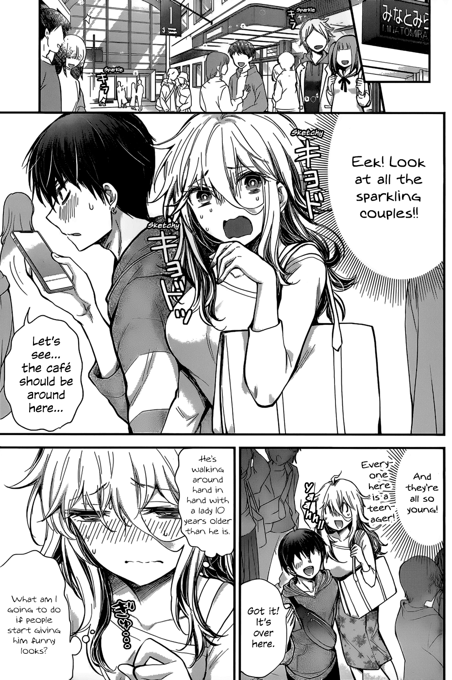 Shingeki no Eroko-san Chapter 25 page 7 - Chapter 25: Perversion 25: Currently accepting suggestions on how to control my libido while on a wholesome date with my boyfriend