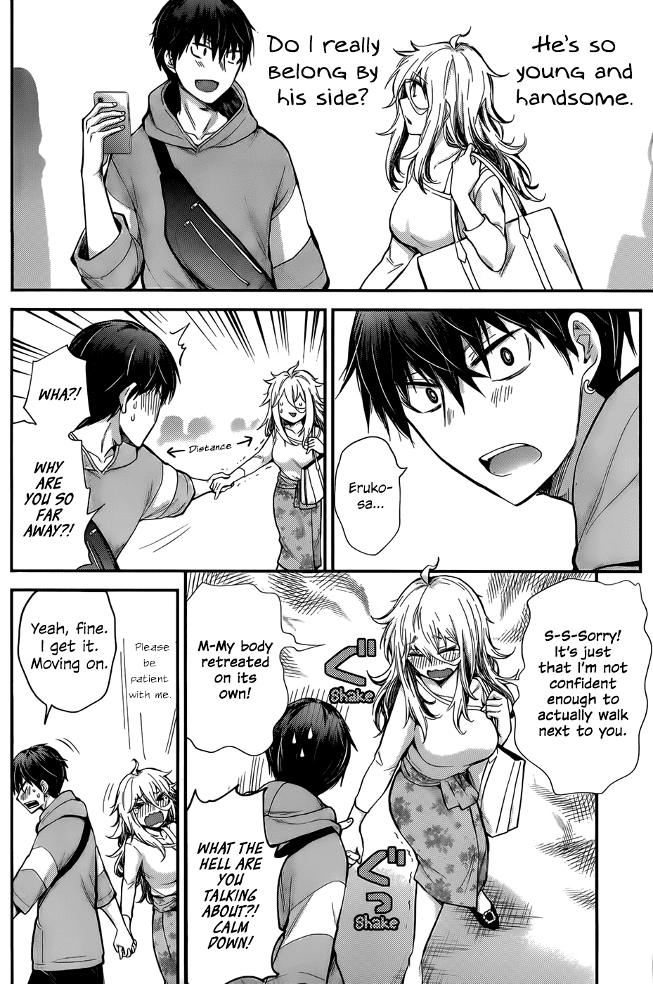 Shingeki no Eroko-san Chapter 25 page 8 - Chapter 25: Perversion 25: Currently accepting suggestions on how to control my libido while on a wholesome date with my boyfriend