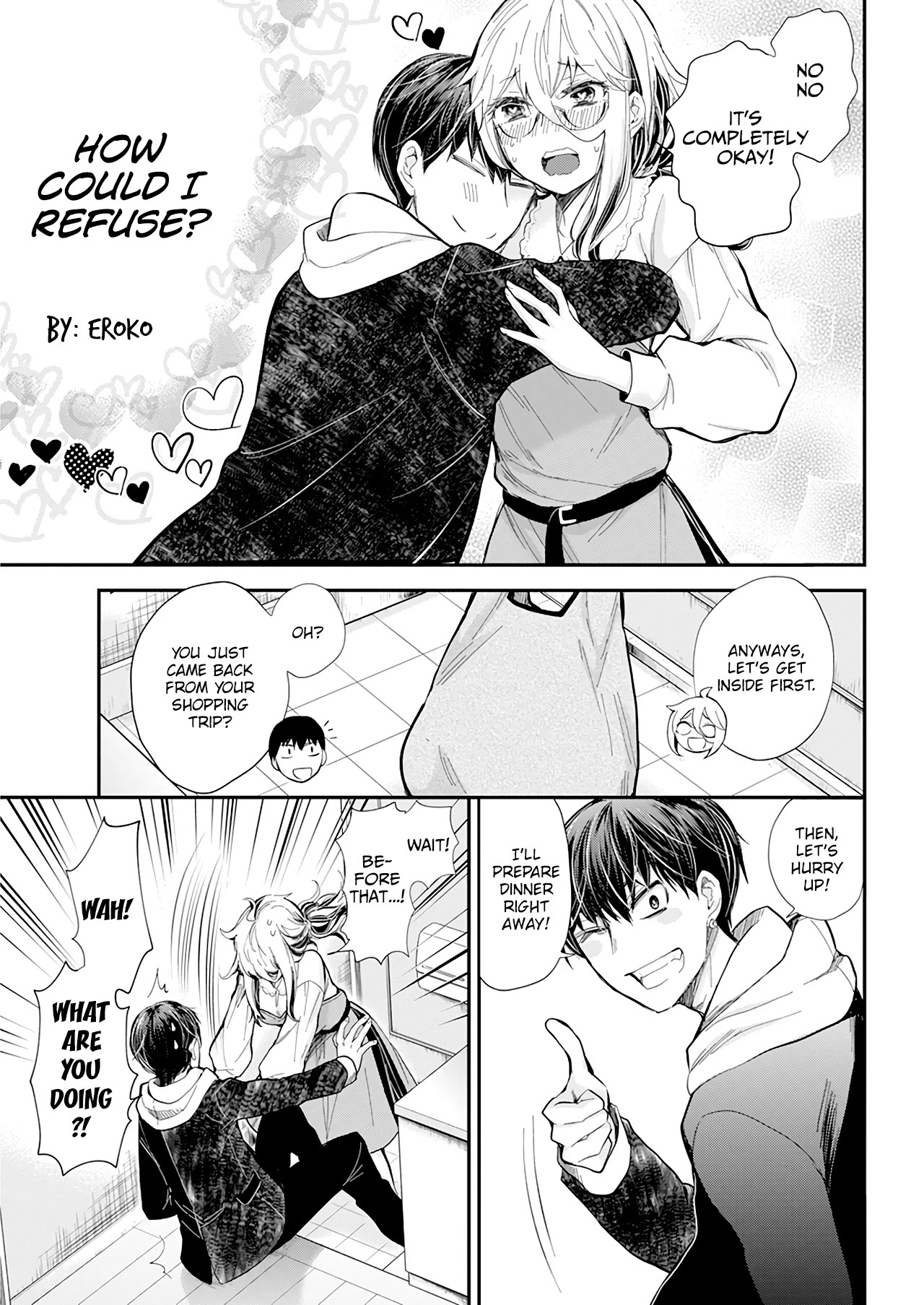Shingeki no Eroko-san Chapter 30 page 19 - Chapter 30: It feels uneasy receiving permission to marry a high school boy, but I'll have him for dinner first