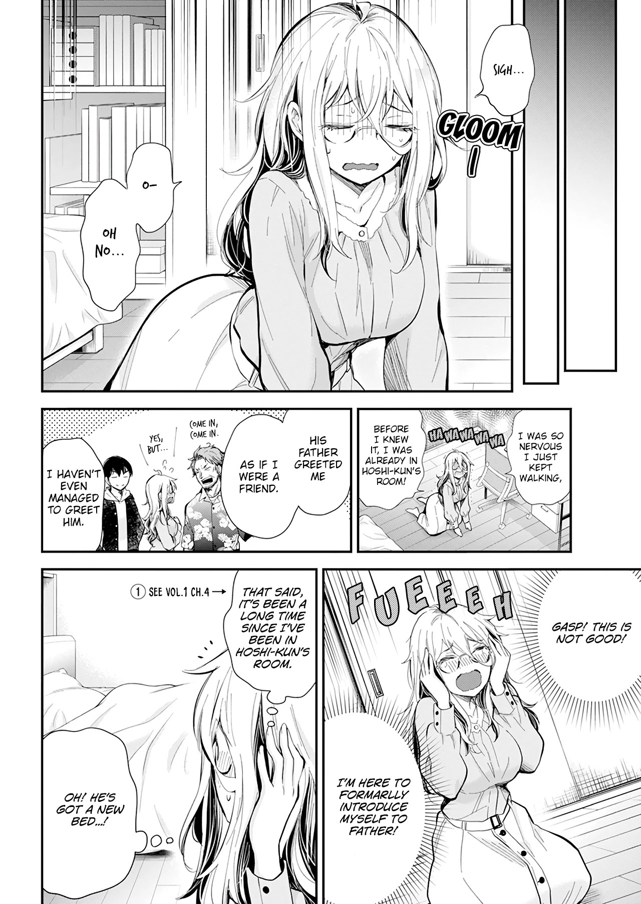 Shingeki no Eroko-san Chapter 31 page 5 - Chapter 31: Father, I'll treasure him for the rest of my life so please let me become a bride of a high school boy
