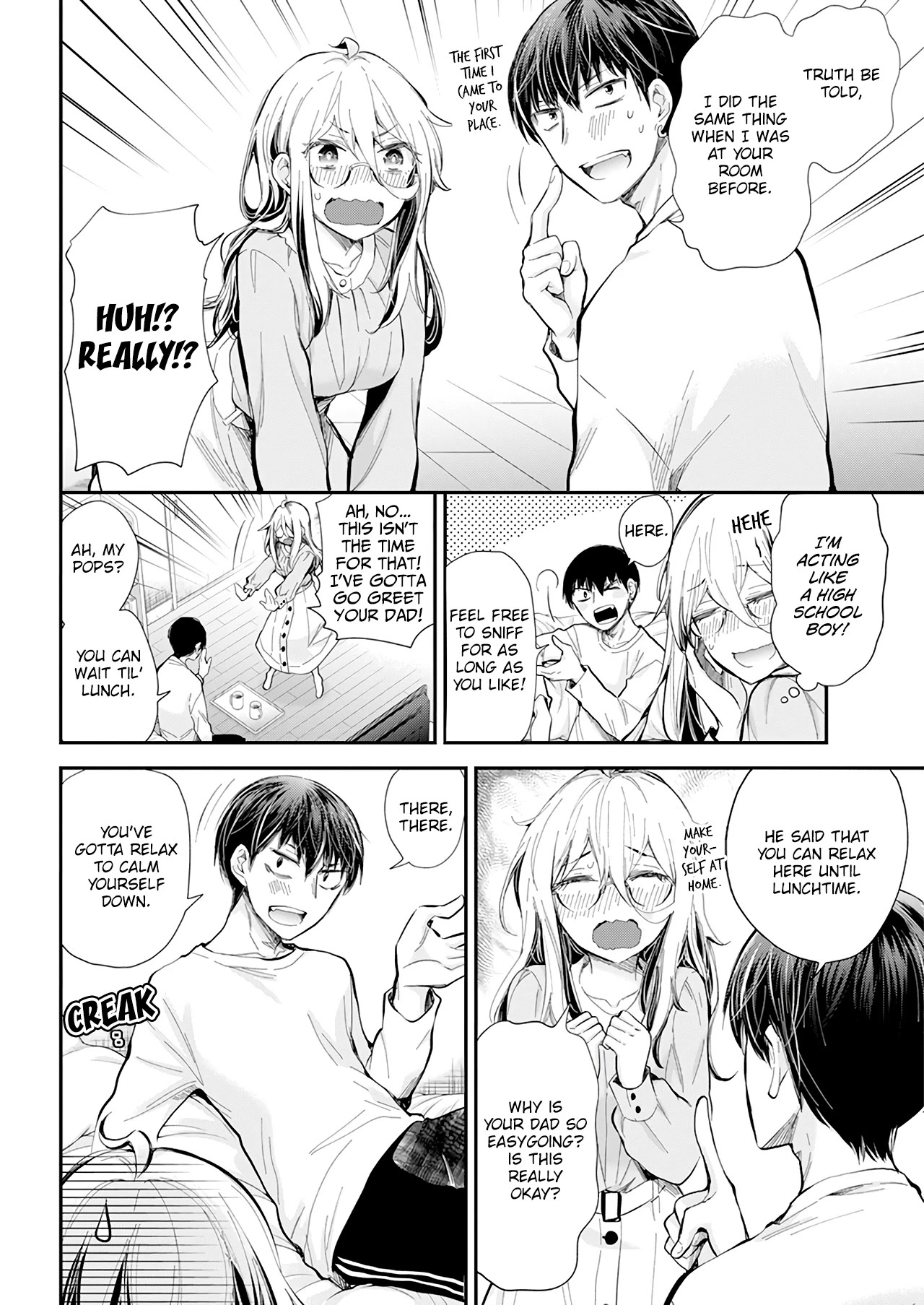 Shingeki no Eroko-san Chapter 31 page 7 - Chapter 31: Father, I'll treasure him for the rest of my life so please let me become a bride of a high school boy