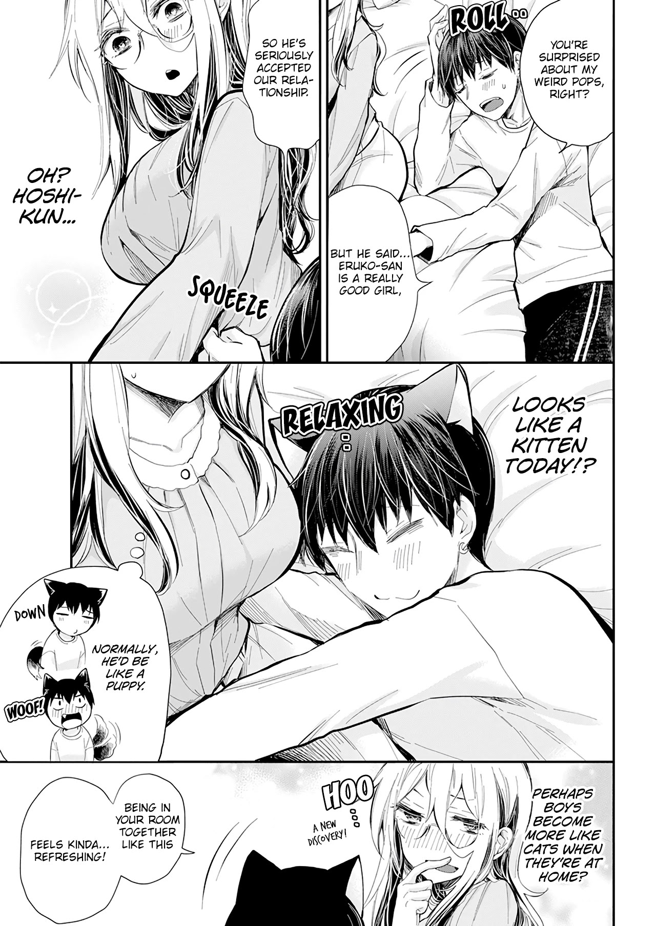 Shingeki no Eroko-san Chapter 31 page 8 - Chapter 31: Father, I'll treasure him for the rest of my life so please let me become a bride of a high school boy