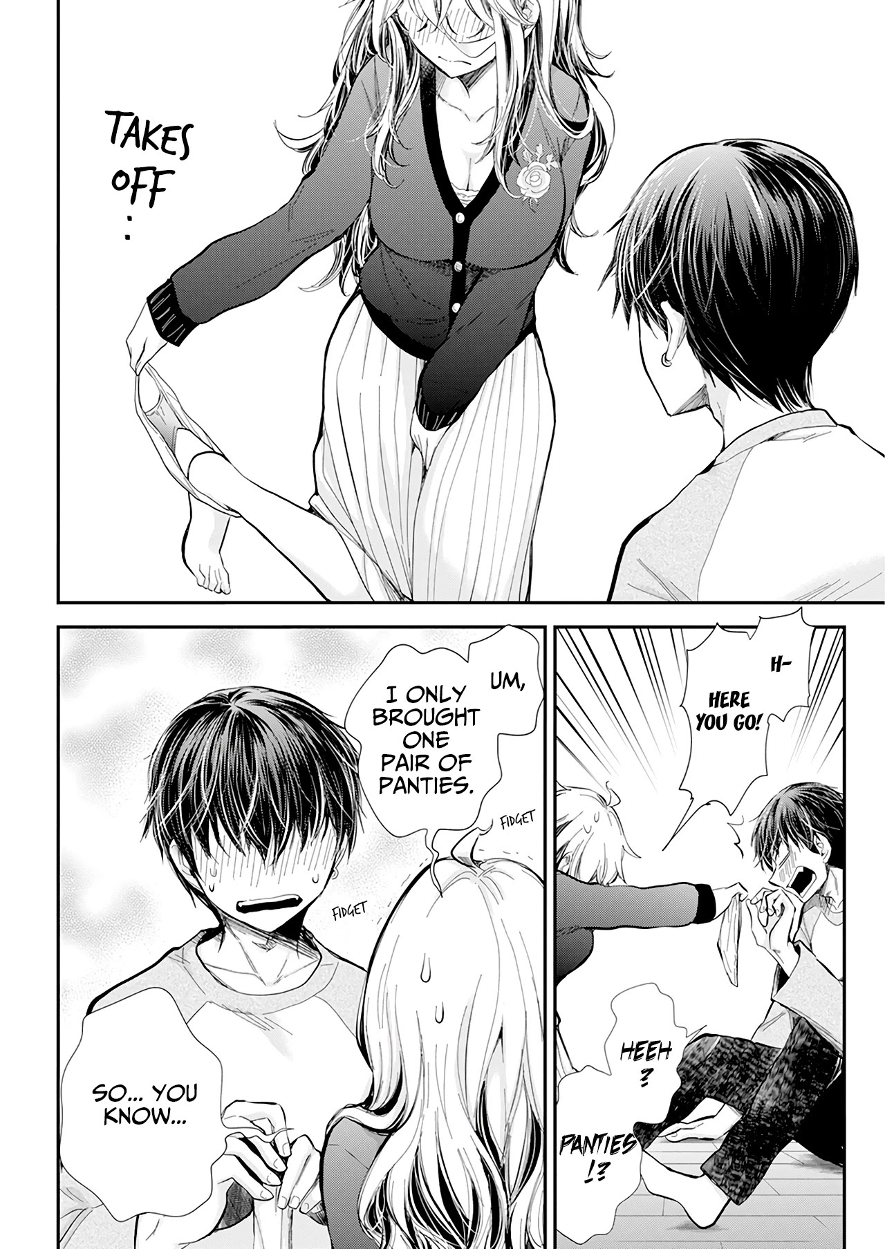 Shingeki no Eroko-san Chapter 32 page 19 - Chapter 32: The real high-schooler trying to make a romantic atmosphere was so cute I didn't hesitate to give him my panties