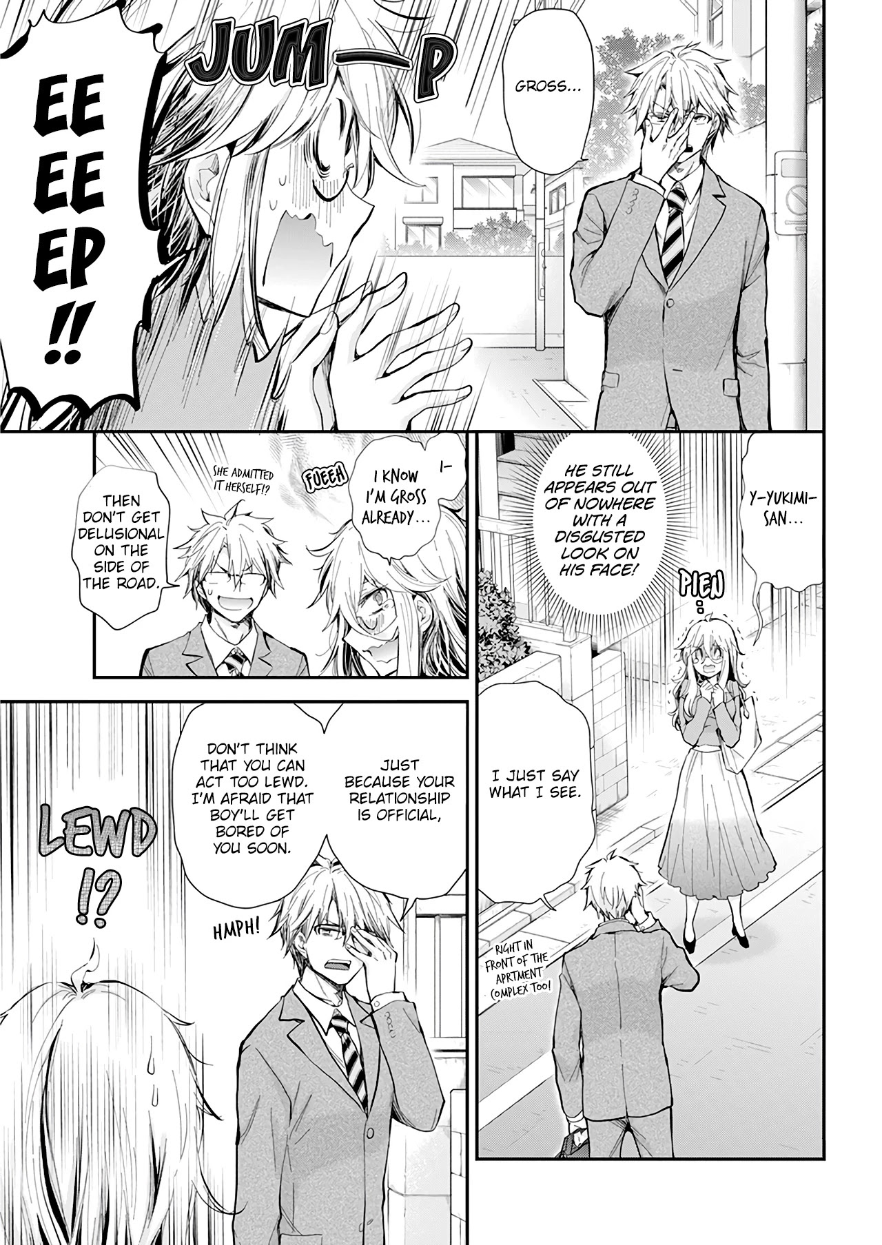 Shingeki no Eroko-san Chapter 32 page 8 - Chapter 32: The real high-schooler trying to make a romantic atmosphere was so cute I didn't hesitate to give him my panties