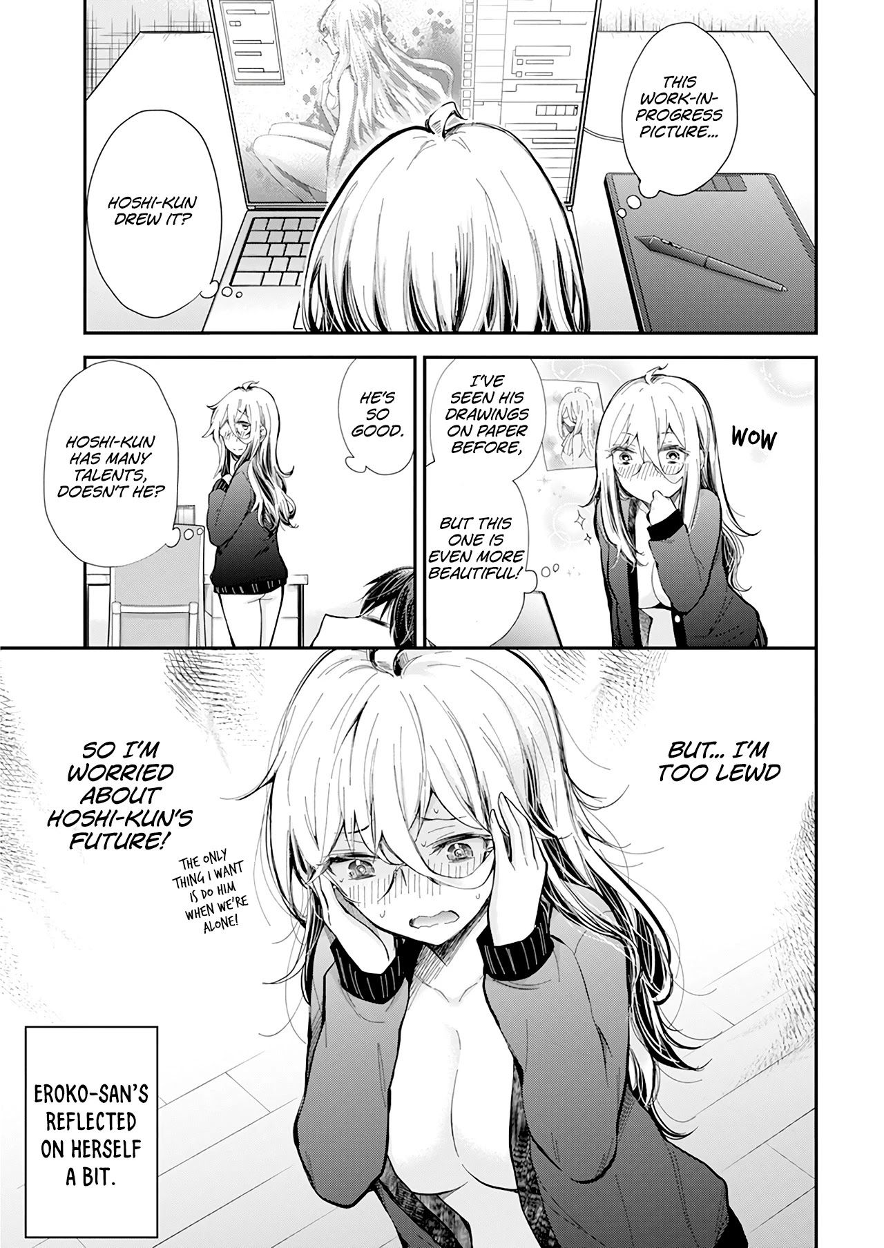 Shingeki no Eroko-san Chapter 33 page 10 - Chapter 33: I was simultaneously attacking the delinquent in a naked apron and concerned about being too lewd