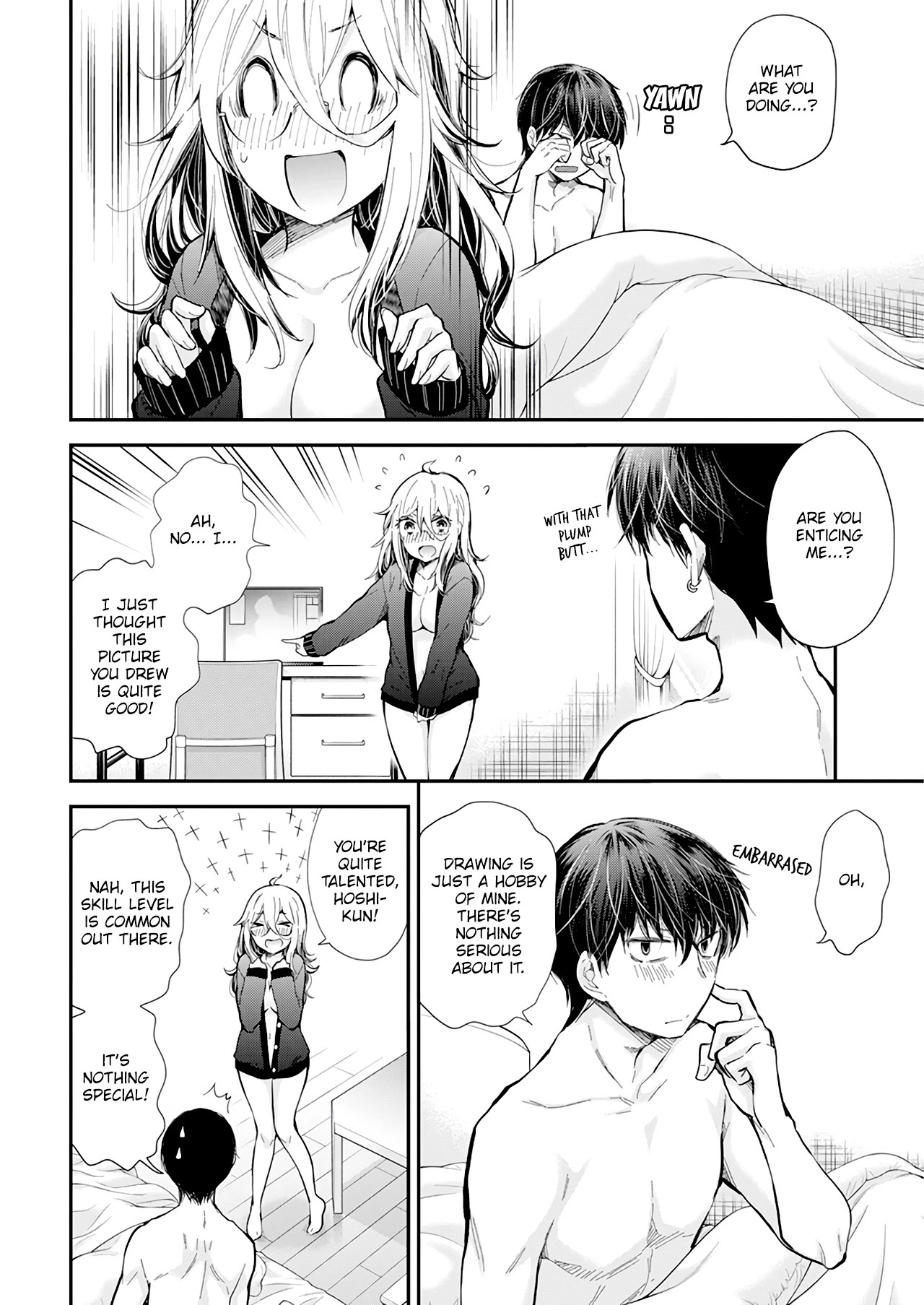 Shingeki no Eroko-san Chapter 33 page 11 - Chapter 33: I was simultaneously attacking the delinquent in a naked apron and concerned about being too lewd