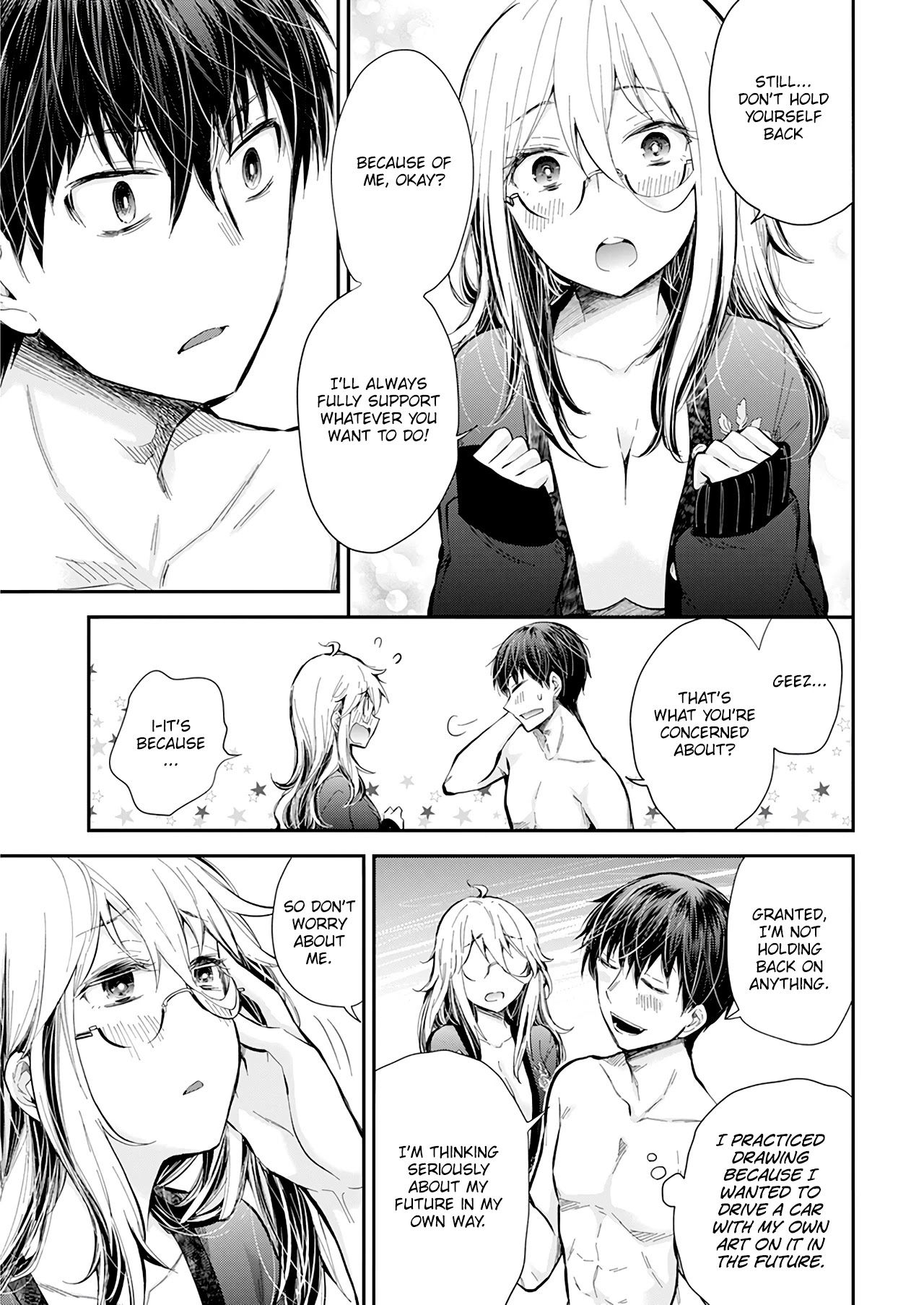 Shingeki no Eroko-san Chapter 33 page 12 - Chapter 33: I was simultaneously attacking the delinquent in a naked apron and concerned about being too lewd