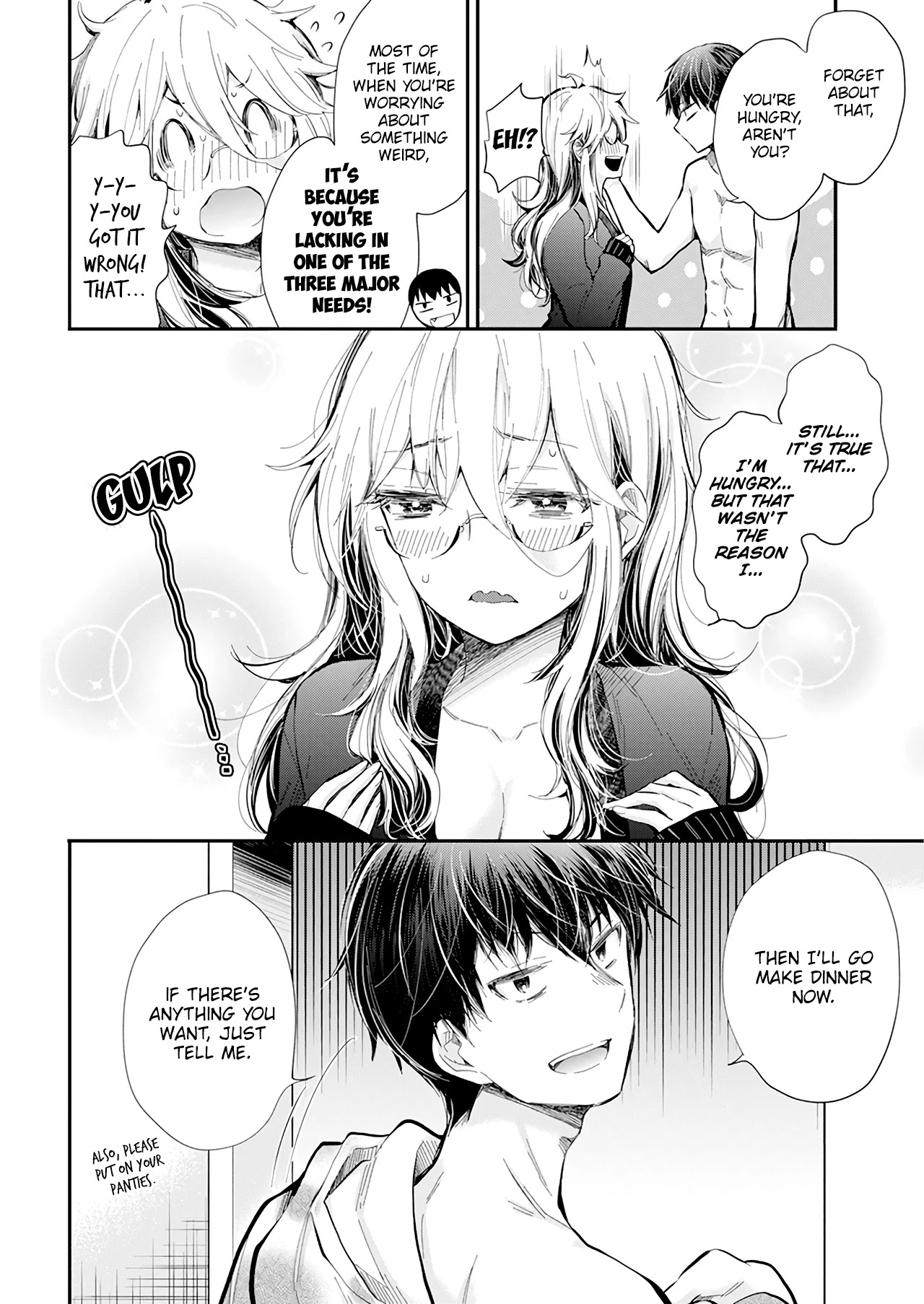 Shingeki no Eroko-san Chapter 33 page 13 - Chapter 33: I was simultaneously attacking the delinquent in a naked apron and concerned about being too lewd