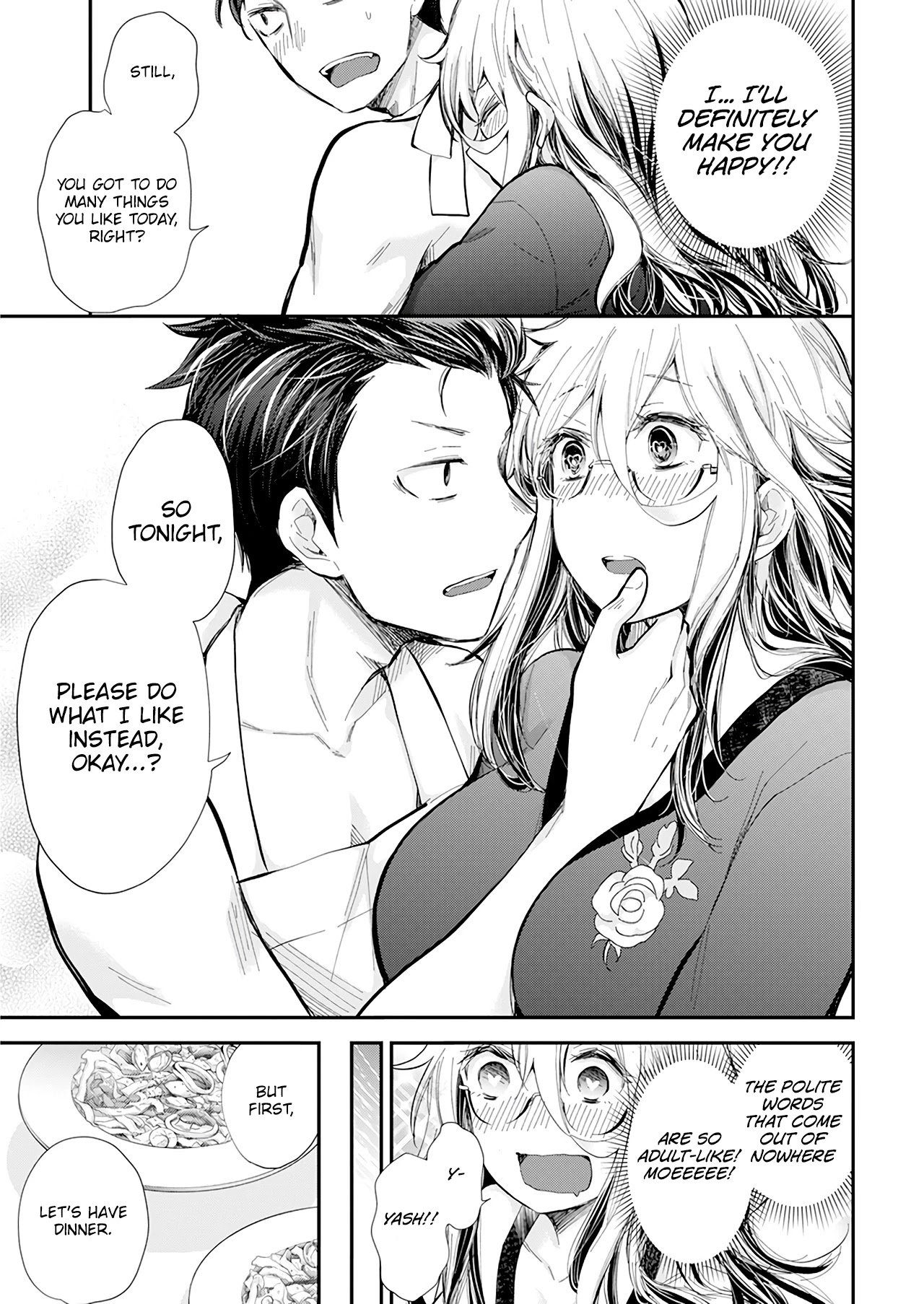 Shingeki no Eroko-san Chapter 33 page 20 - Chapter 33: I was simultaneously attacking the delinquent in a naked apron and concerned about being too lewd