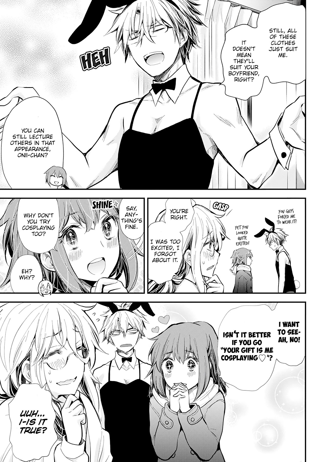 Shingeki no Eroko-san Chapter 34 page 12 - Chapter 34: What is a suitable Christmas Gift for a High School boy, aside from a Naked Apron?
