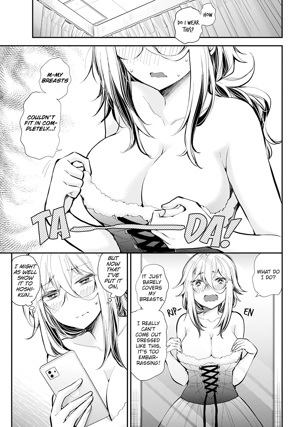 Shingeki no Eroko-san Chapter 34 page 14 - Chapter 34: What is a suitable Christmas Gift for a High School boy, aside from a Naked Apron?