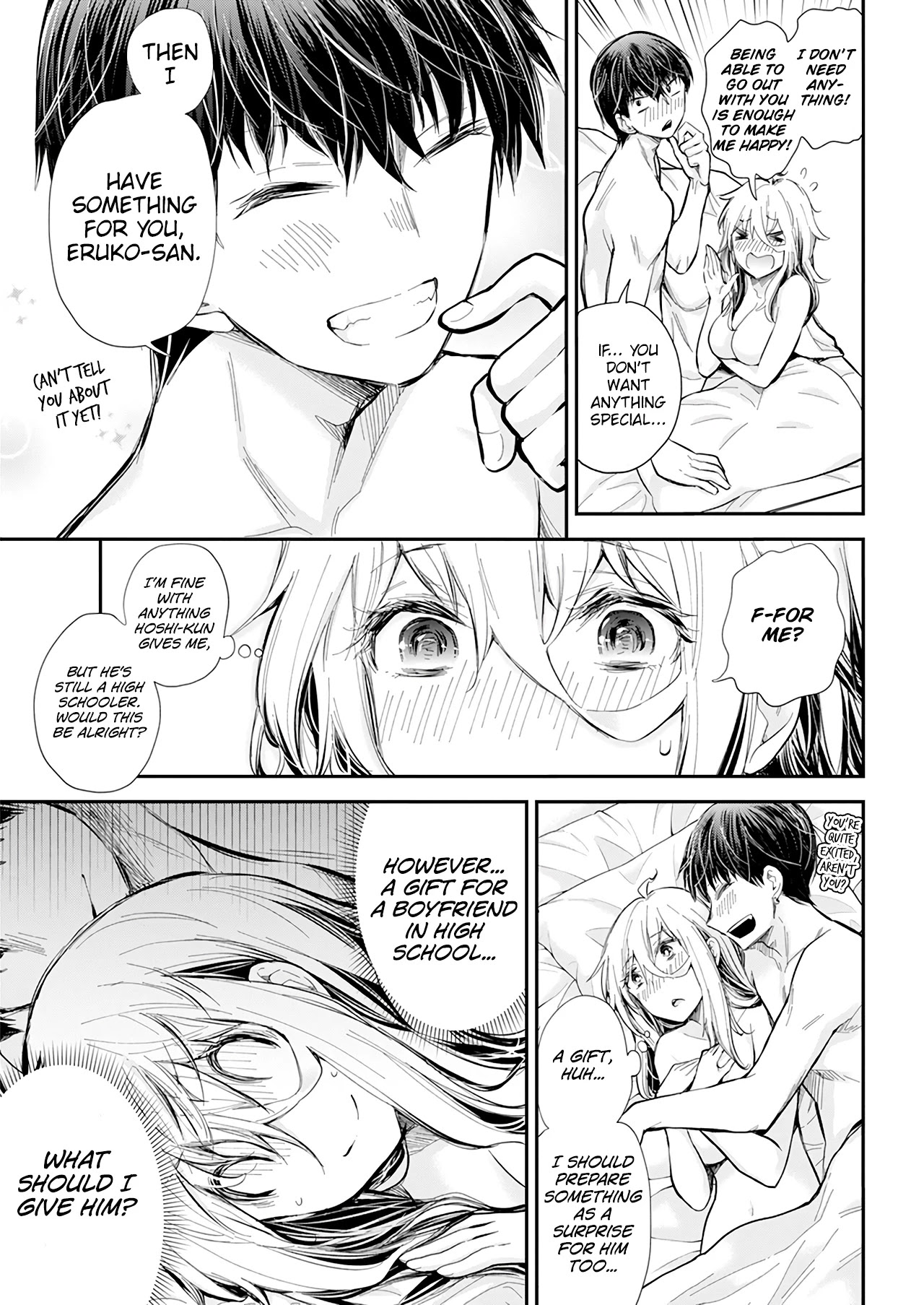 Shingeki no Eroko-san Chapter 34 page 6 - Chapter 34: What is a suitable Christmas Gift for a High School boy, aside from a Naked Apron?