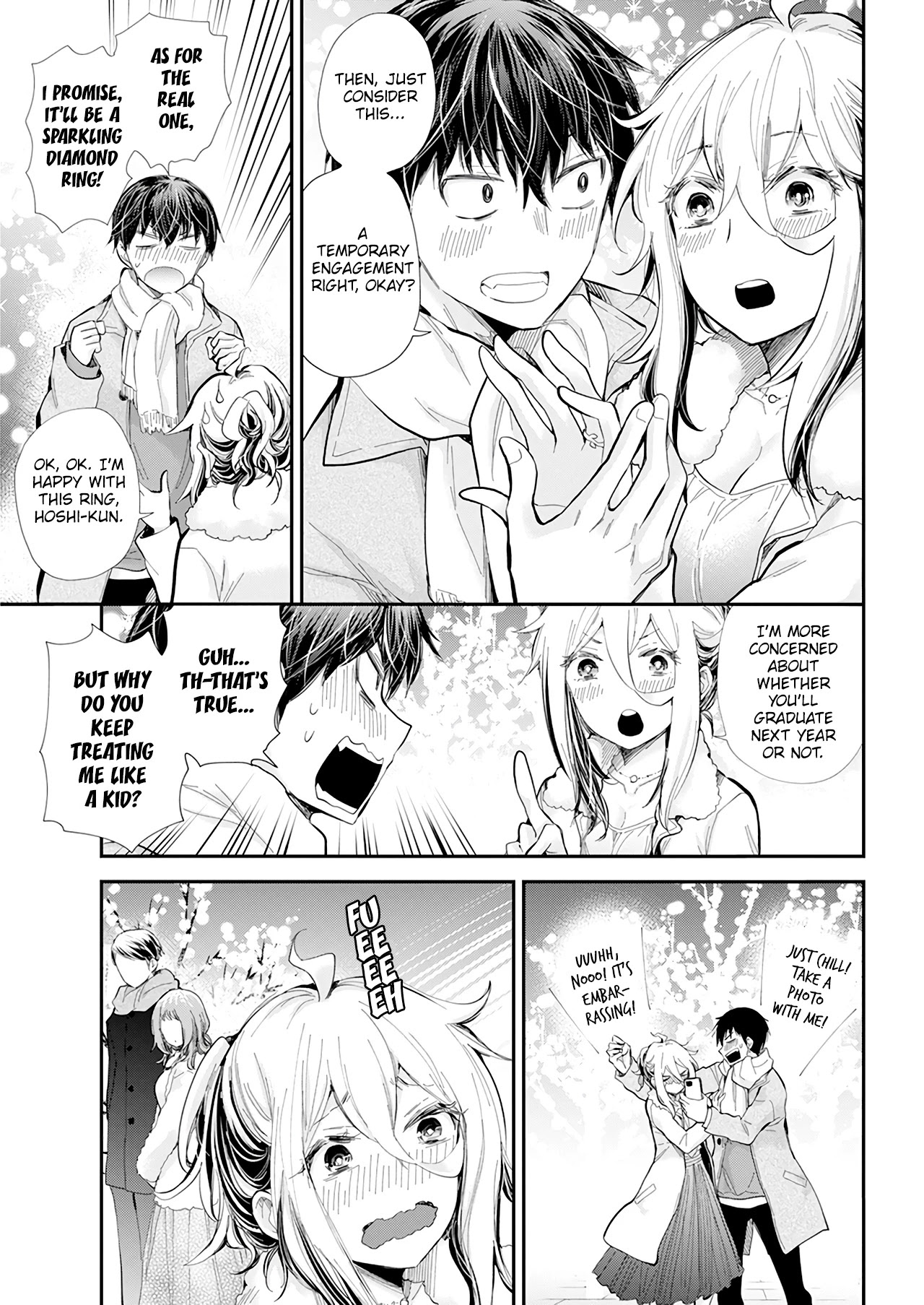 Shingeki no Eroko-san Chapter 35 page 18 - Chapter 35: During Christmas Eve, high school boys are overflowing with boyfriend material! Is this heaven?