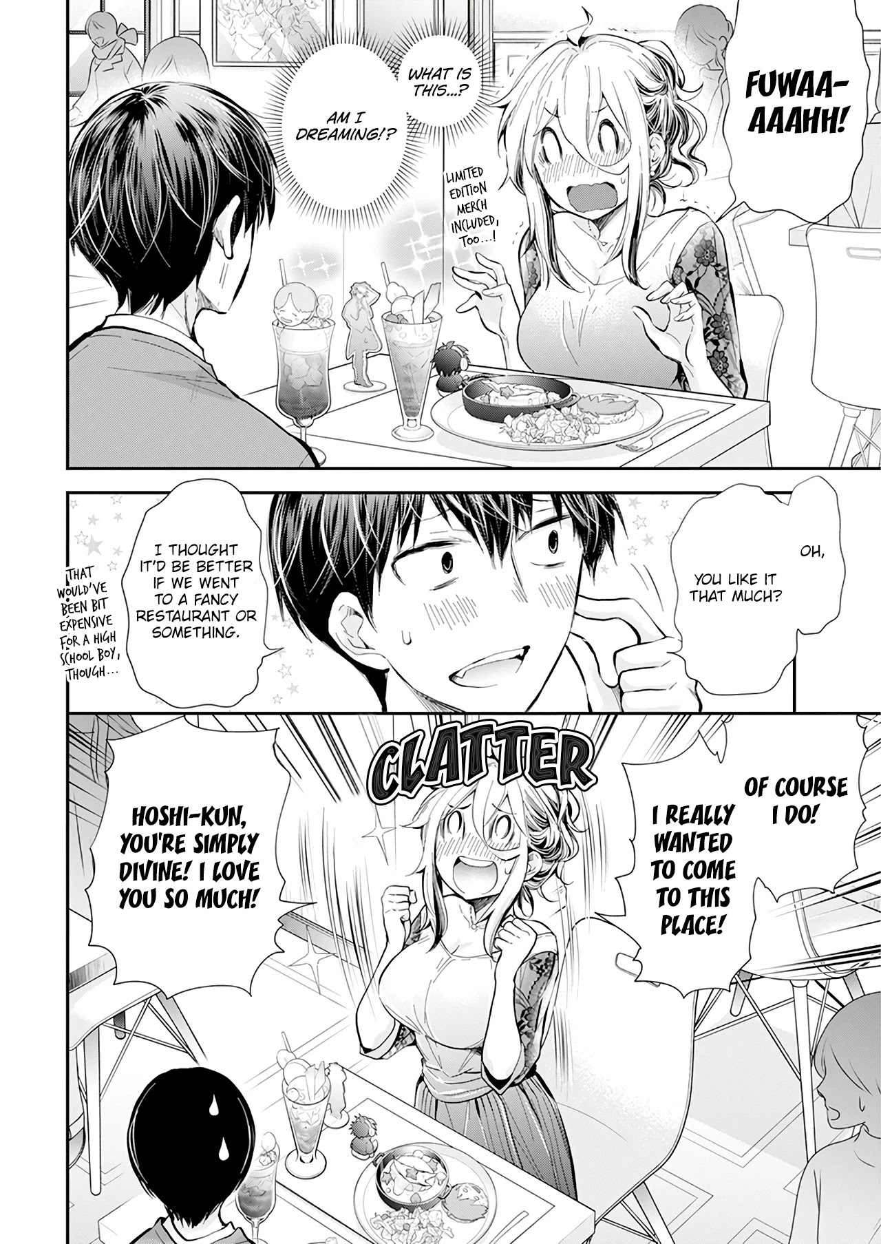 Shingeki no Eroko-san Chapter 35 page 7 - Chapter 35: During Christmas Eve, high school boys are overflowing with boyfriend material! Is this heaven?