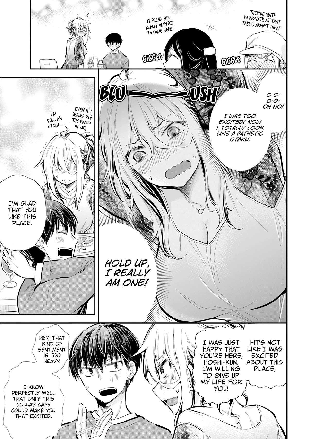 Shingeki no Eroko-san Chapter 35 page 8 - Chapter 35: During Christmas Eve, high school boys are overflowing with boyfriend material! Is this heaven?