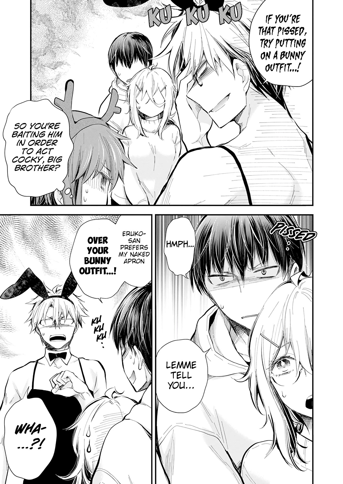Shingeki no Eroko-san Chapter 36 page 17 - Chapter 36: The heavenly serving of my first Christmas has me unconsciously teary!