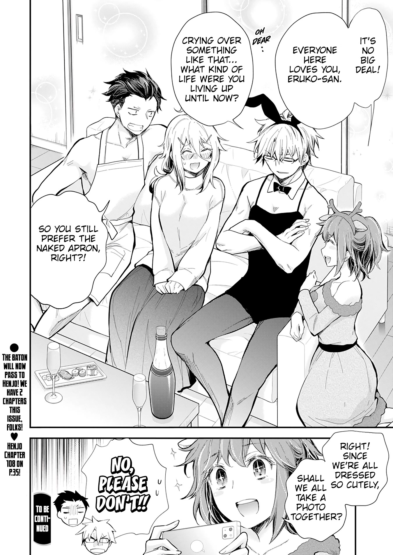 Shingeki no Eroko-san Chapter 36 page 22 - Chapter 36: The heavenly serving of my first Christmas has me unconsciously teary!