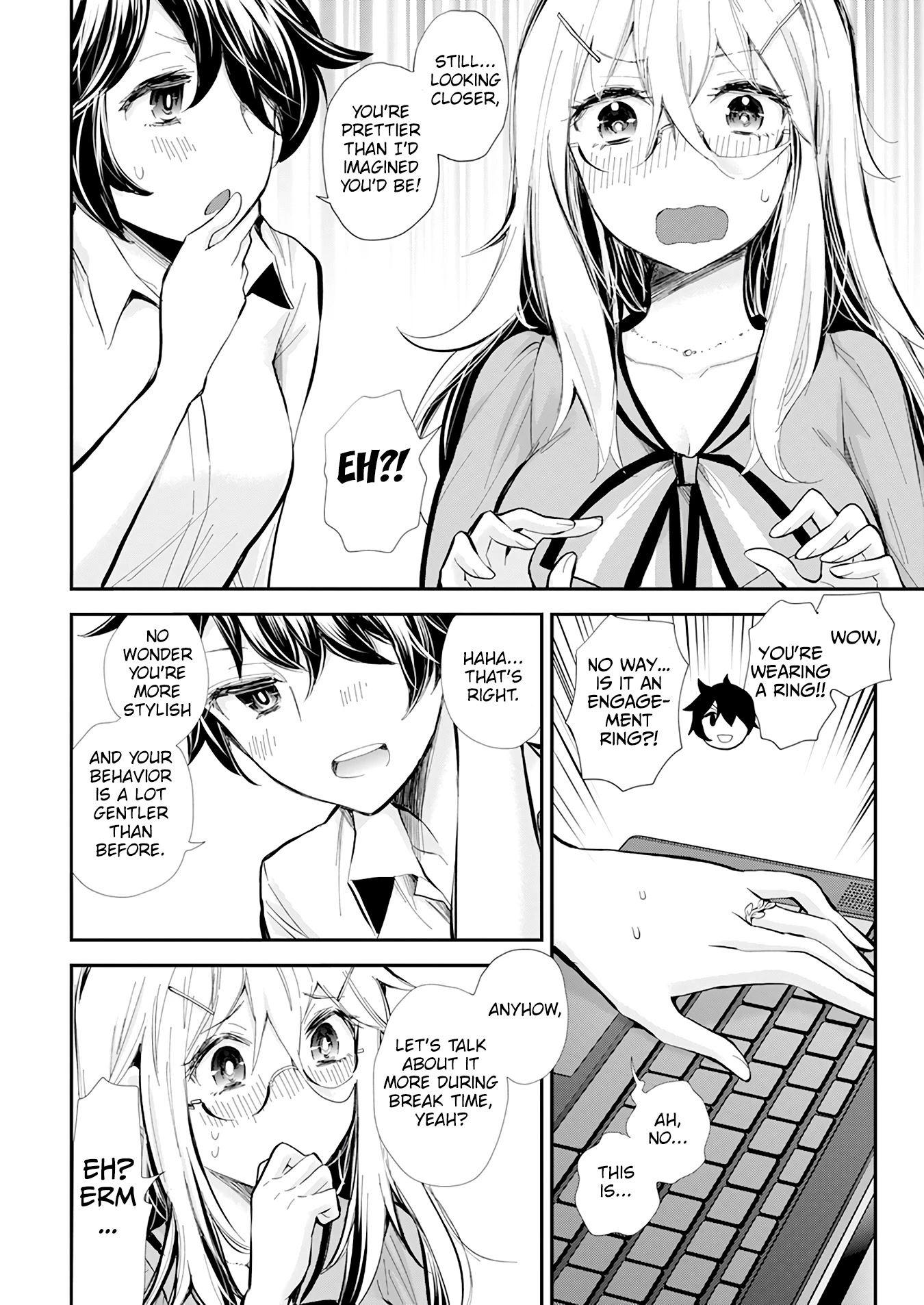 Shingeki no Eroko-san Chapter 37 page 13 - Chapter 37: I know this is sudden, but I am going back to being a corporate slave... Since i am an adult! (I want to meet Hoshi-kun)