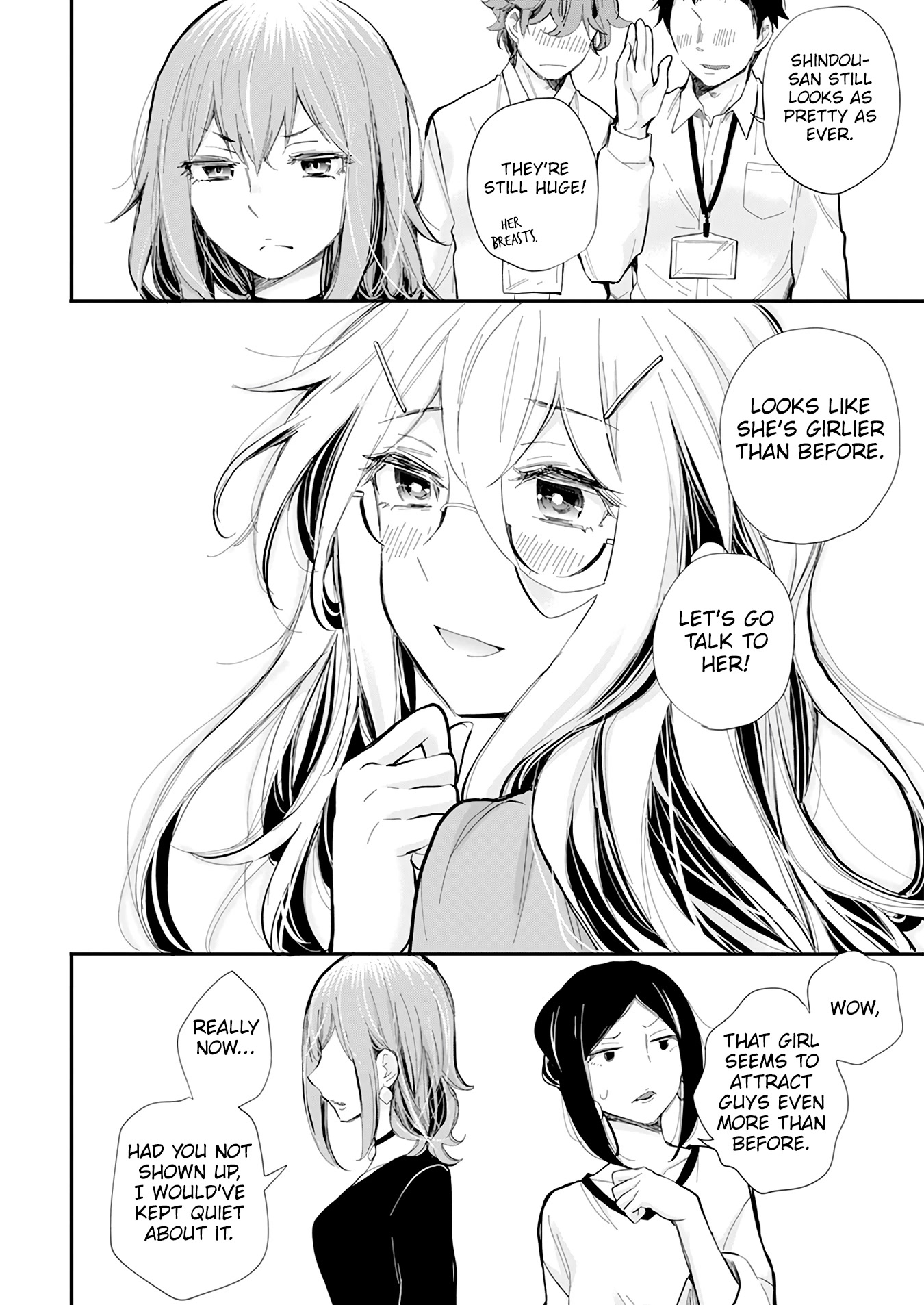 Shingeki no Eroko-san Chapter 37 page 17 - Chapter 37: I know this is sudden, but I am going back to being a corporate slave... Since i am an adult! (I want to meet Hoshi-kun)