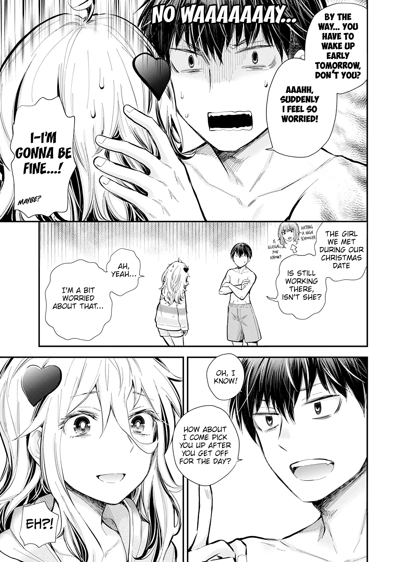 Shingeki no Eroko-san Chapter 37 page 6 - Chapter 37: I know this is sudden, but I am going back to being a corporate slave... Since i am an adult! (I want to meet Hoshi-kun)