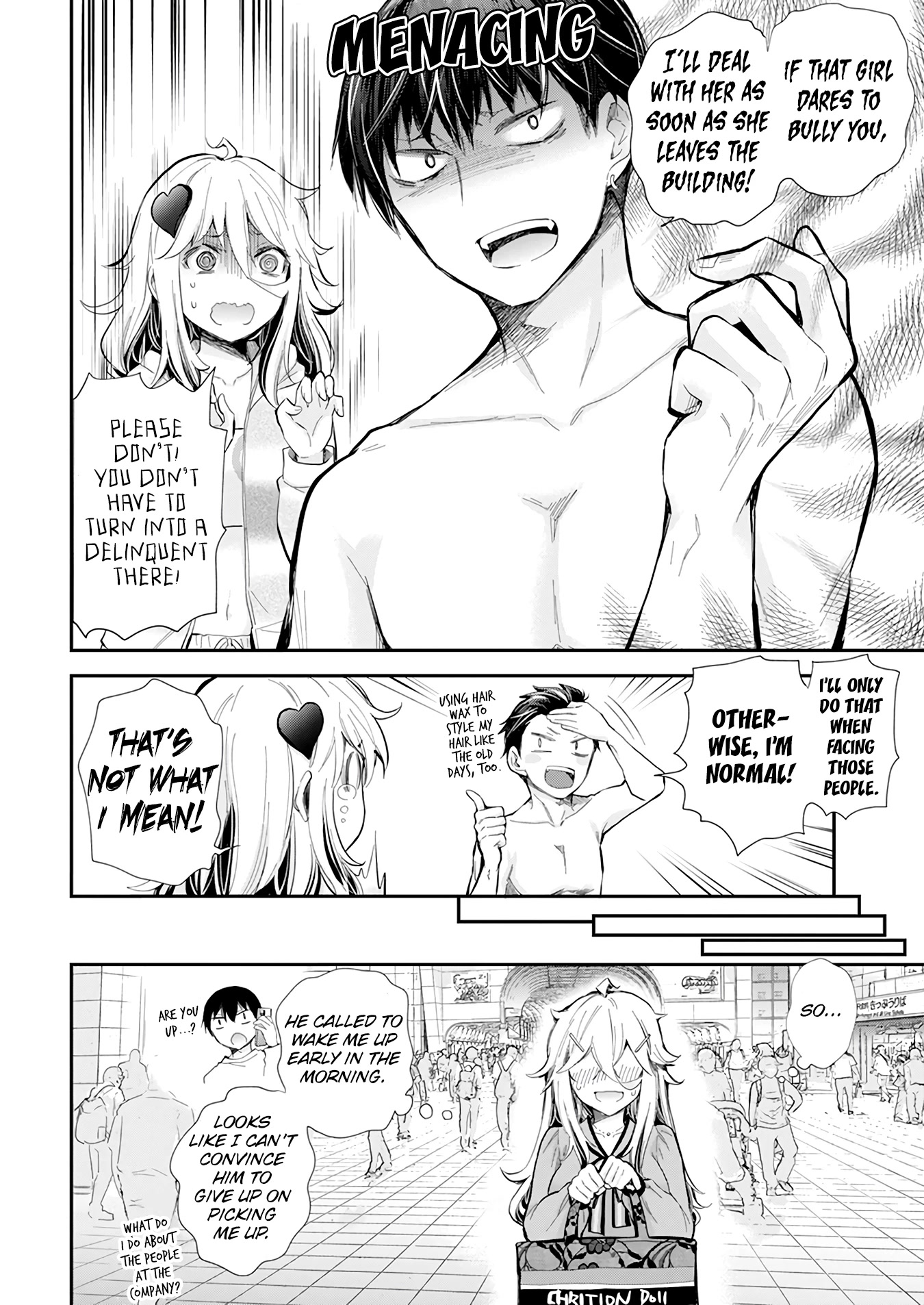 Shingeki no Eroko-san Chapter 37 page 7 - Chapter 37: I know this is sudden, but I am going back to being a corporate slave... Since i am an adult! (I want to meet Hoshi-kun)