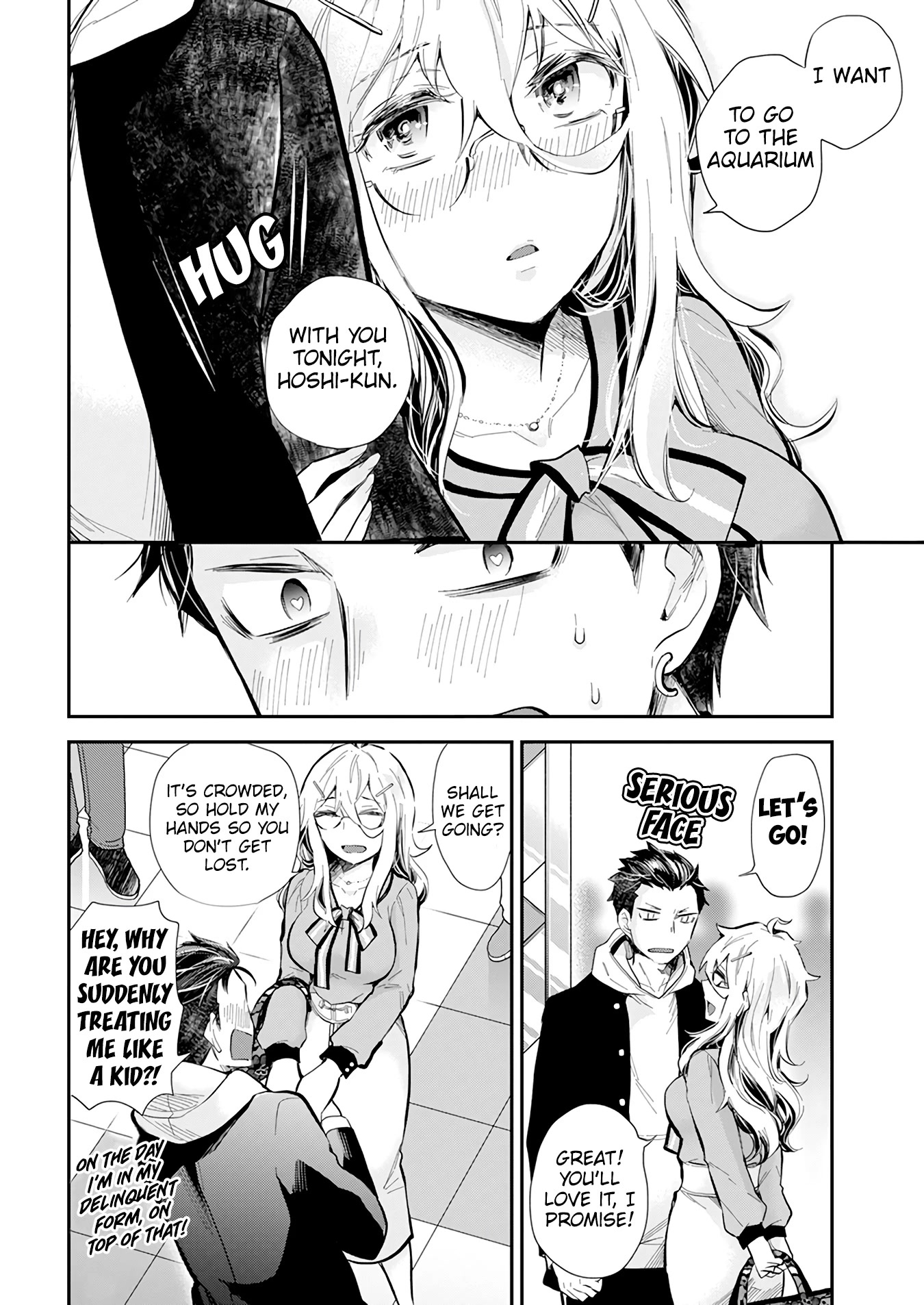 Shingeki no Eroko-san Chapter 38 page 15 - Chapter 38: Fight among girl is so tiring~ but my boyfriend is even cuter than a dolphin~!