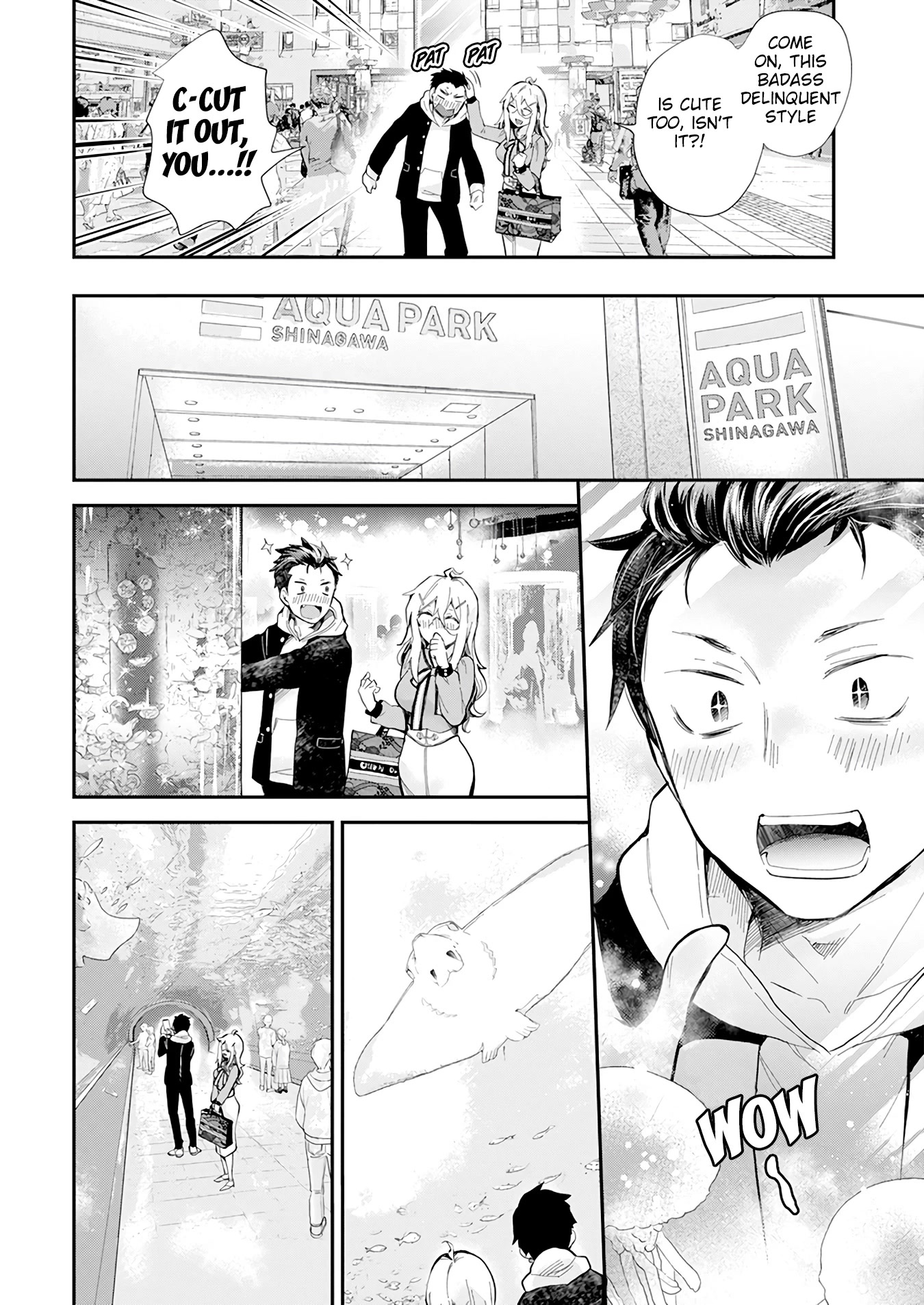 Shingeki no Eroko-san Chapter 38 page 17 - Chapter 38: Fight among girl is so tiring~ but my boyfriend is even cuter than a dolphin~!