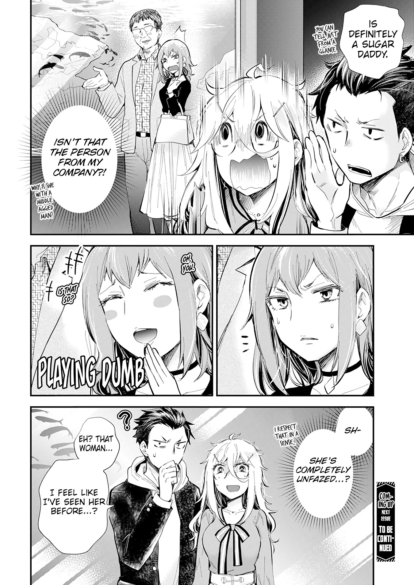 Shingeki no Eroko-san Chapter 38 page 21 - Chapter 38: Fight among girl is so tiring~ but my boyfriend is even cuter than a dolphin~!