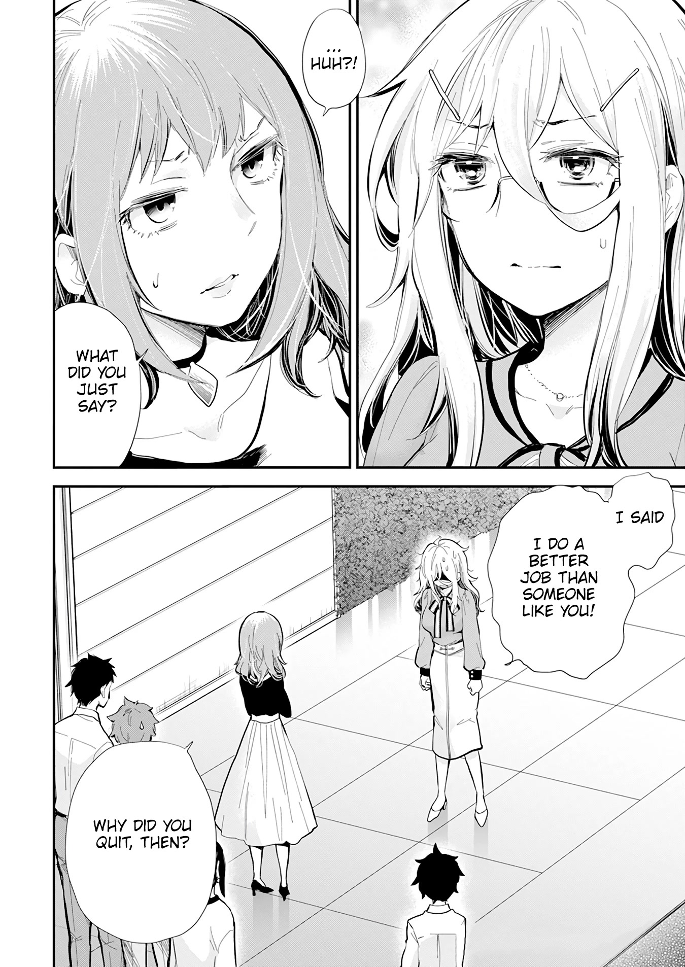 Shingeki no Eroko-san Chapter 38 page 3 - Chapter 38: Fight among girl is so tiring~ but my boyfriend is even cuter than a dolphin~!