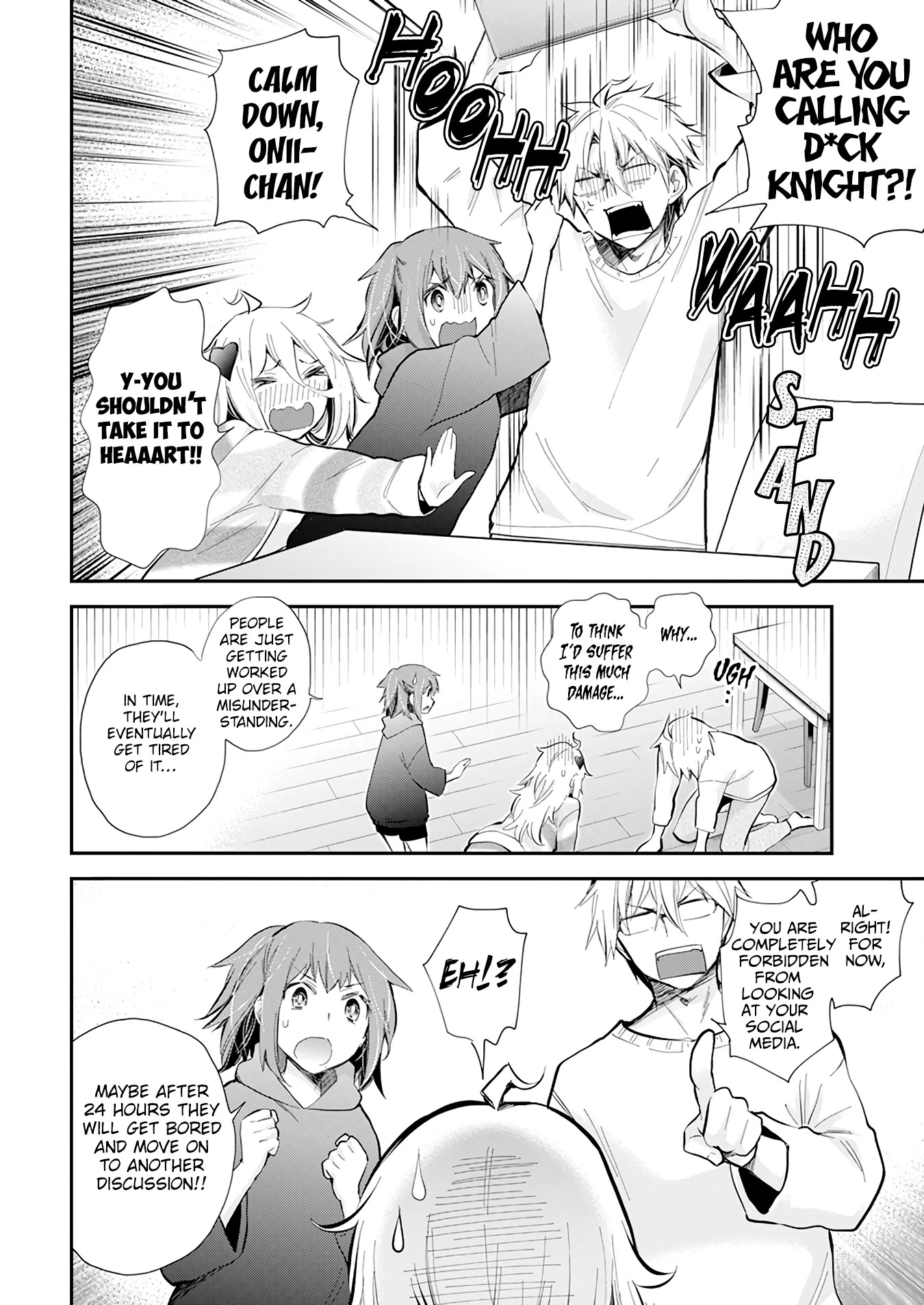 Shingeki no Eroko-san Chapter 39 page 11 - Chapter 39: I stirred up social media drama?! I'm in a tough spot so please tie me down! (Physically!)