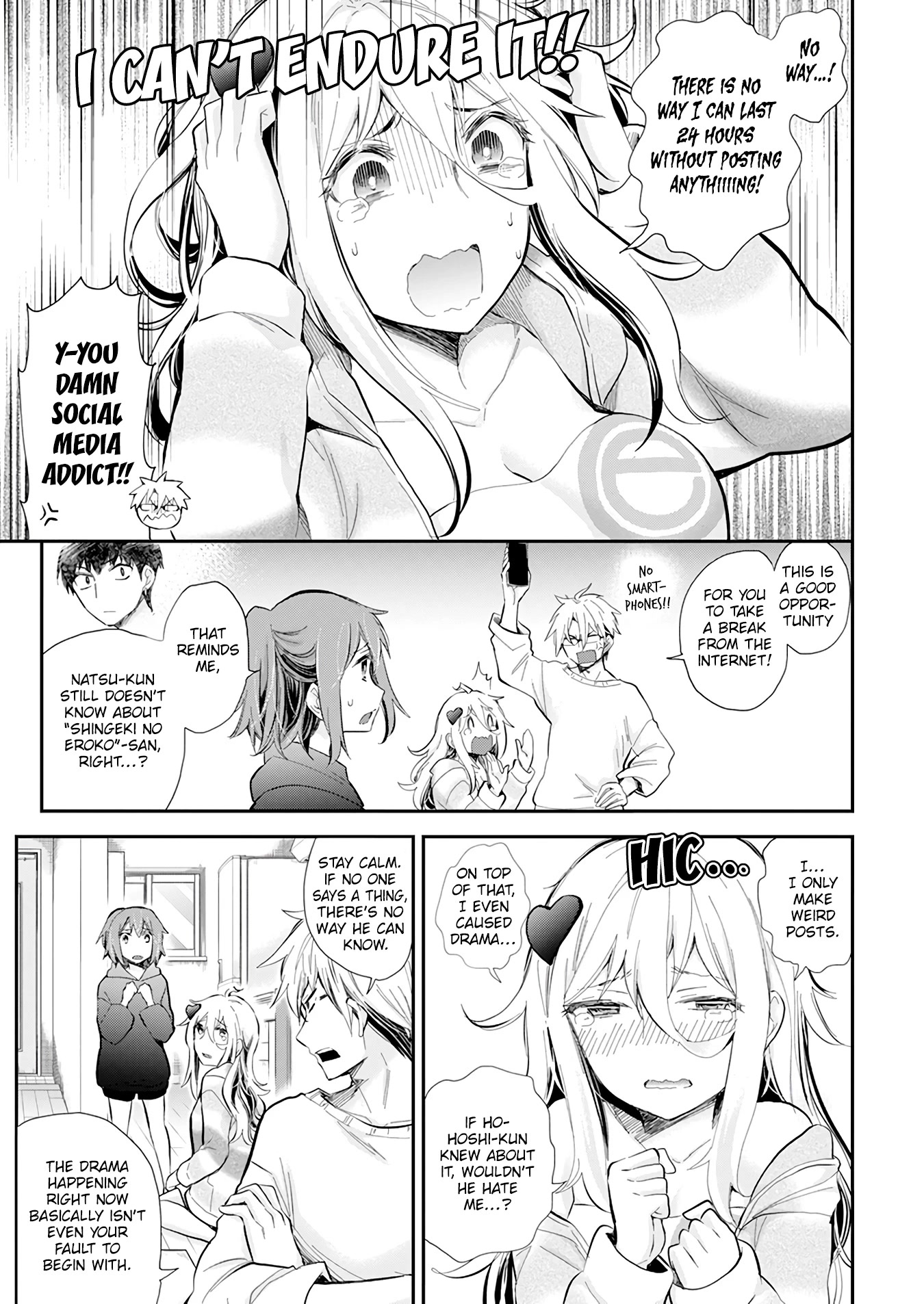 Shingeki no Eroko-san Chapter 39 page 12 - Chapter 39: I stirred up social media drama?! I'm in a tough spot so please tie me down! (Physically!)