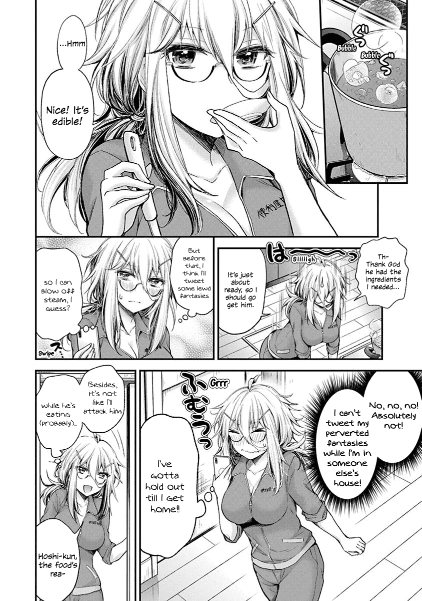 Shingeki no Eroko-san Chapter 4 page 14 - Chapter 4: Perversion 4 – The underwear of the boy I’m interested in that he took off and tossed on the floor of his room is my treasure