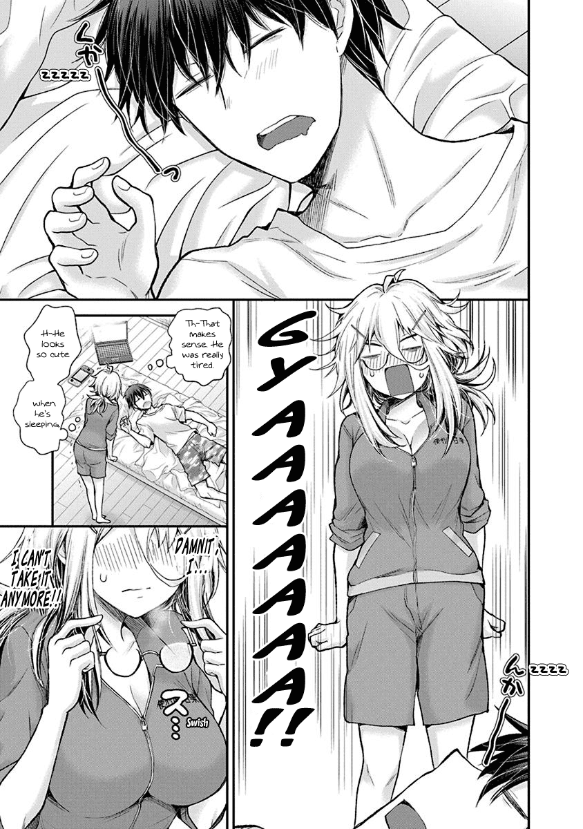Shingeki no Eroko-san Chapter 4 page 15 - Chapter 4: Perversion 4 – The underwear of the boy I’m interested in that he took off and tossed on the floor of his room is my treasure