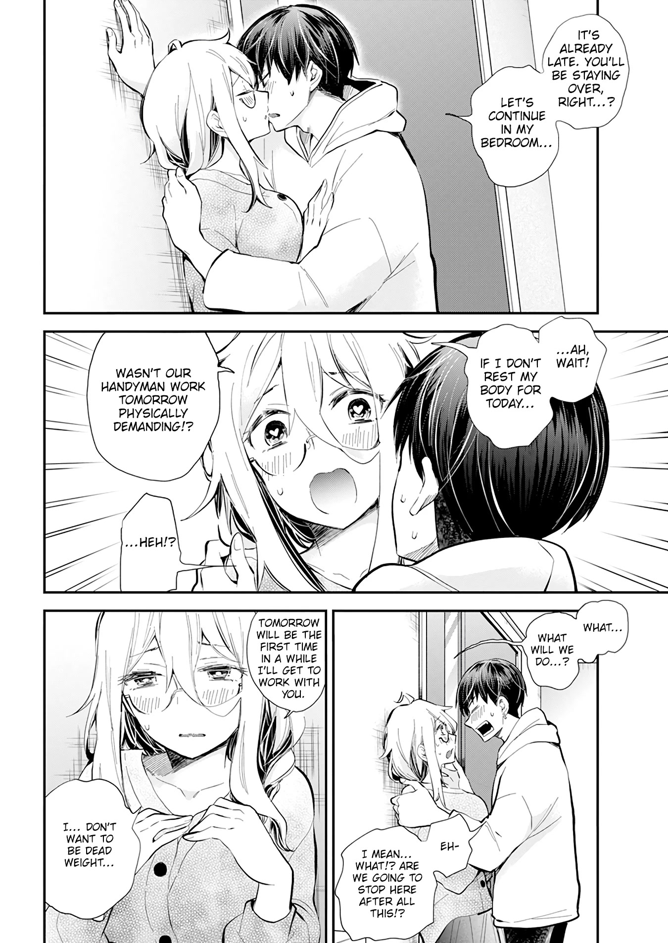 Shingeki no Eroko-san Chapter 40 page 11 - Chapter 40: (Amazing twist) High school boys excited about harem love comedy shows are like a blessing sent down from heaven! (I’m just a background character)