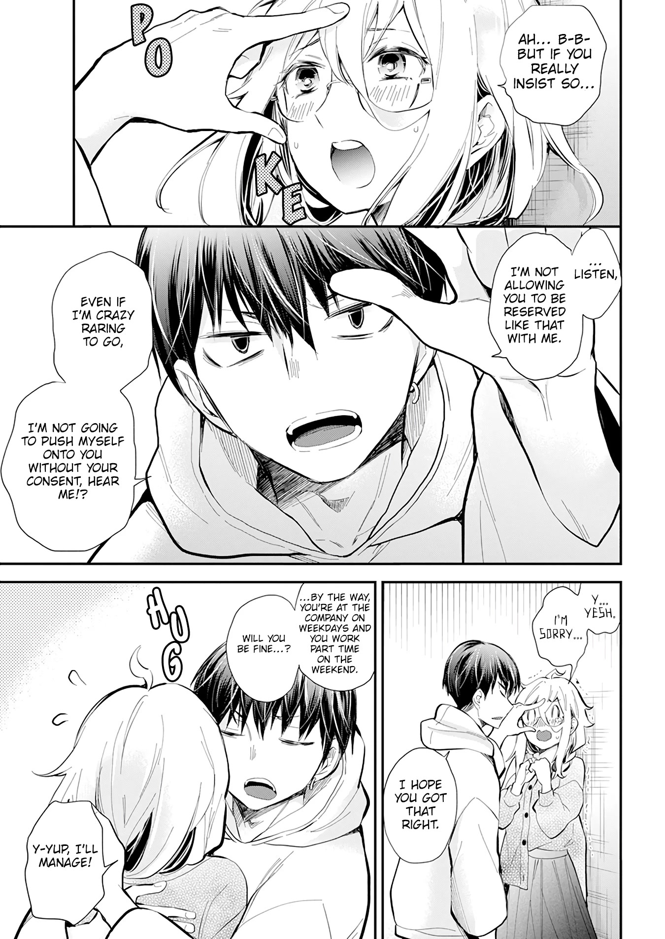 Shingeki no Eroko-san Chapter 40 page 12 - Chapter 40: (Amazing twist) High school boys excited about harem love comedy shows are like a blessing sent down from heaven! (I’m just a background character)