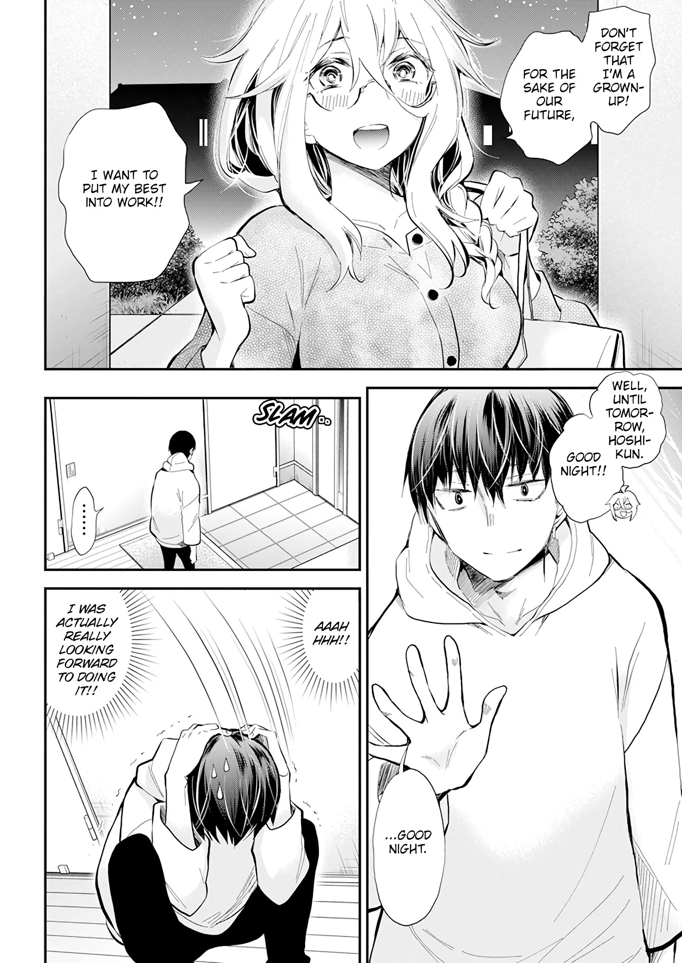 Shingeki no Eroko-san Chapter 40 page 13 - Chapter 40: (Amazing twist) High school boys excited about harem love comedy shows are like a blessing sent down from heaven! (I’m just a background character)