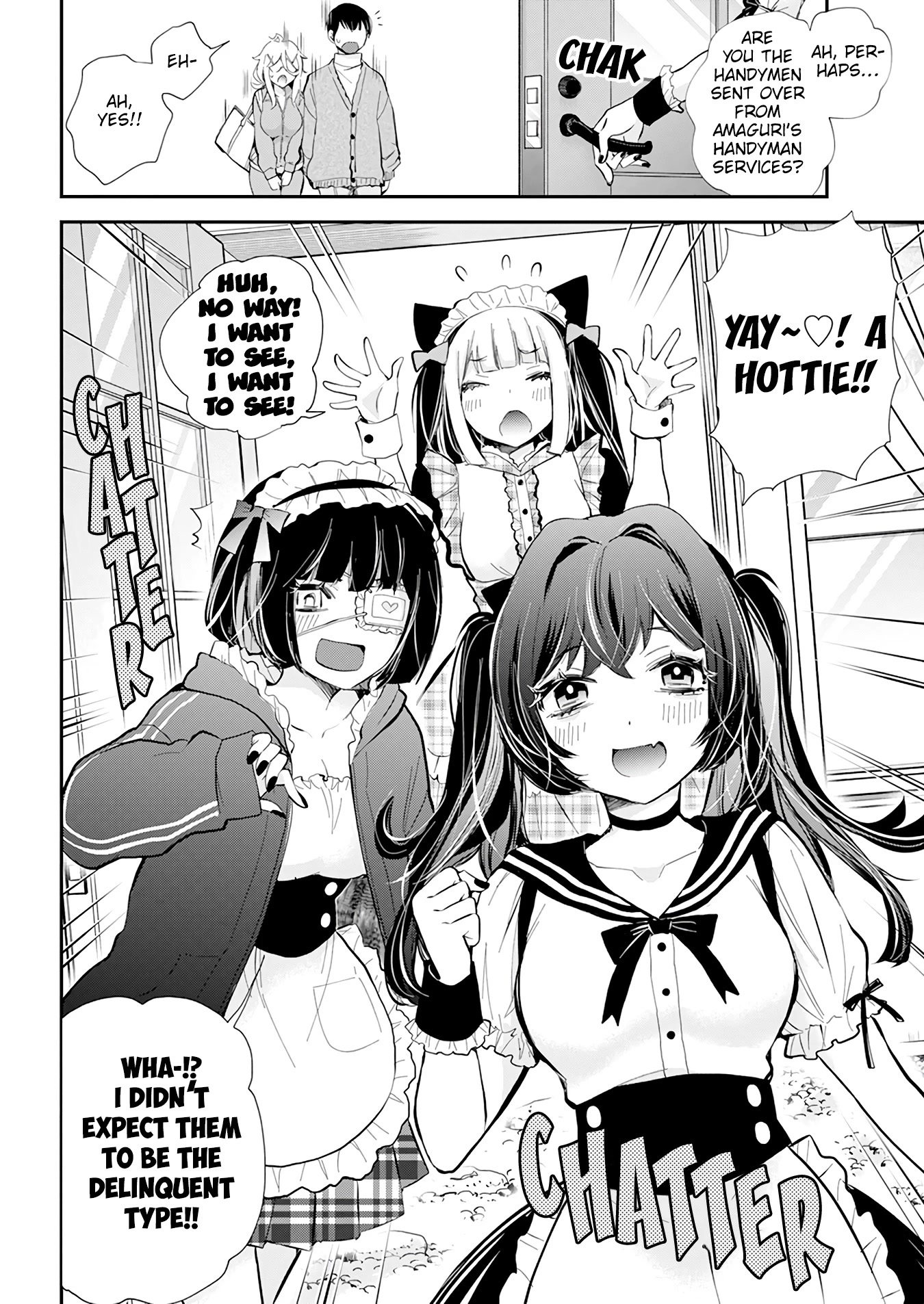 Shingeki no Eroko-san Chapter 40 page 17 - Chapter 40: (Amazing twist) High school boys excited about harem love comedy shows are like a blessing sent down from heaven! (I’m just a background character)