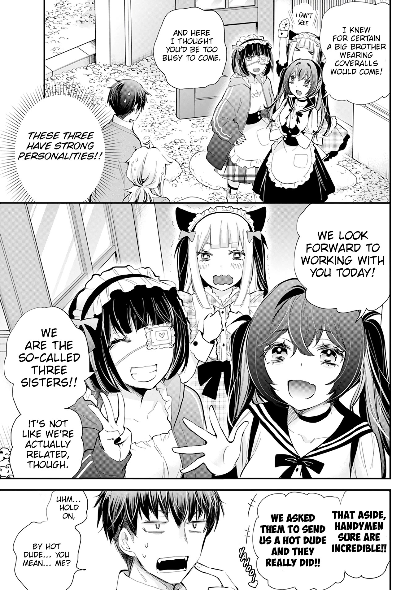Shingeki no Eroko-san Chapter 40 page 18 - Chapter 40: (Amazing twist) High school boys excited about harem love comedy shows are like a blessing sent down from heaven! (I’m just a background character)