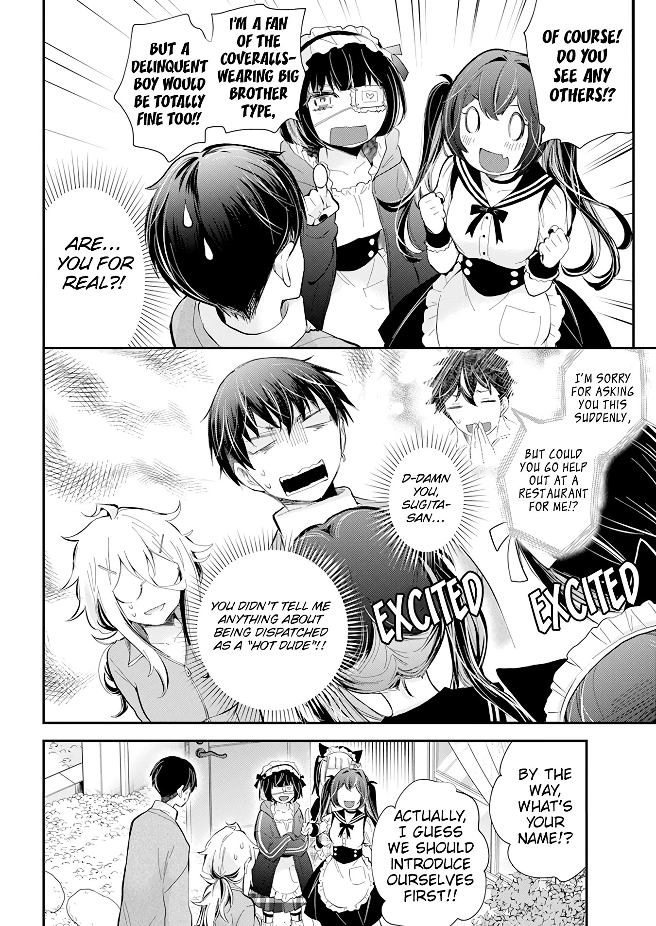 Shingeki no Eroko-san Chapter 40 page 19 - Chapter 40: (Amazing twist) High school boys excited about harem love comedy shows are like a blessing sent down from heaven! (I’m just a background character)