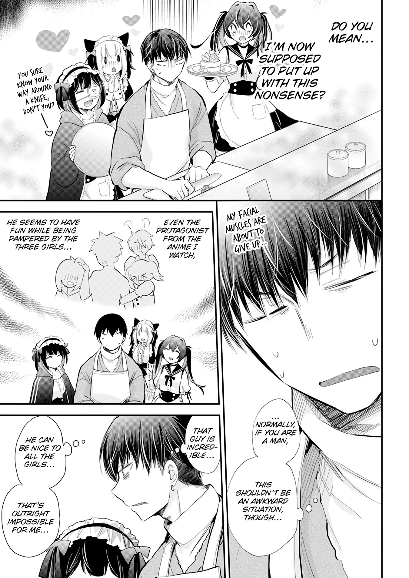 Shingeki no Eroko-san Chapter 41 page 14 - Chapter 41: I’m in a slump because my boyfriend got a harem… I’ll devote myself to the backstage duties