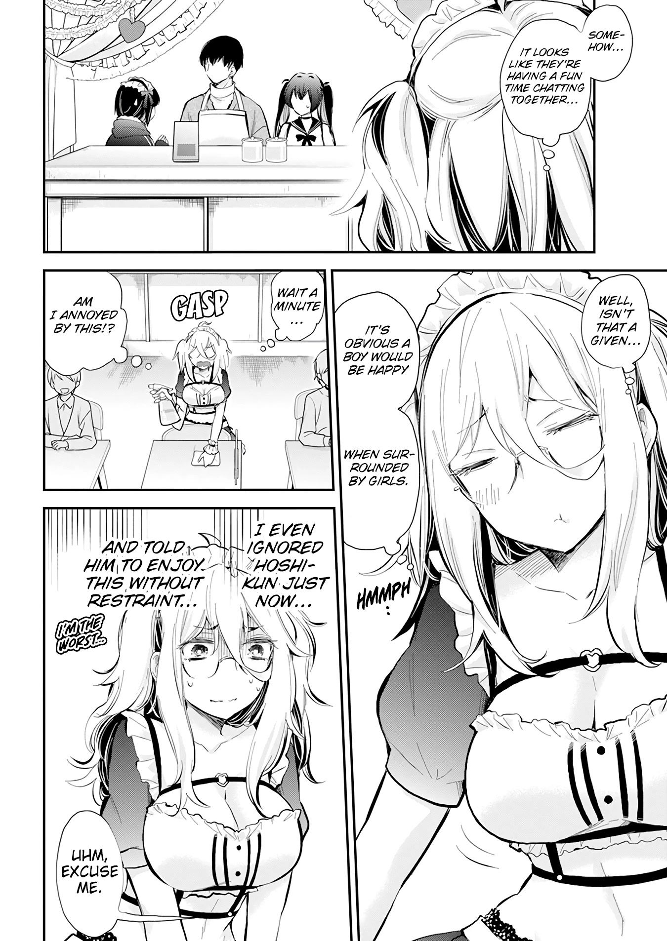 Shingeki no Eroko-san Chapter 41 page 17 - Chapter 41: I’m in a slump because my boyfriend got a harem… I’ll devote myself to the backstage duties