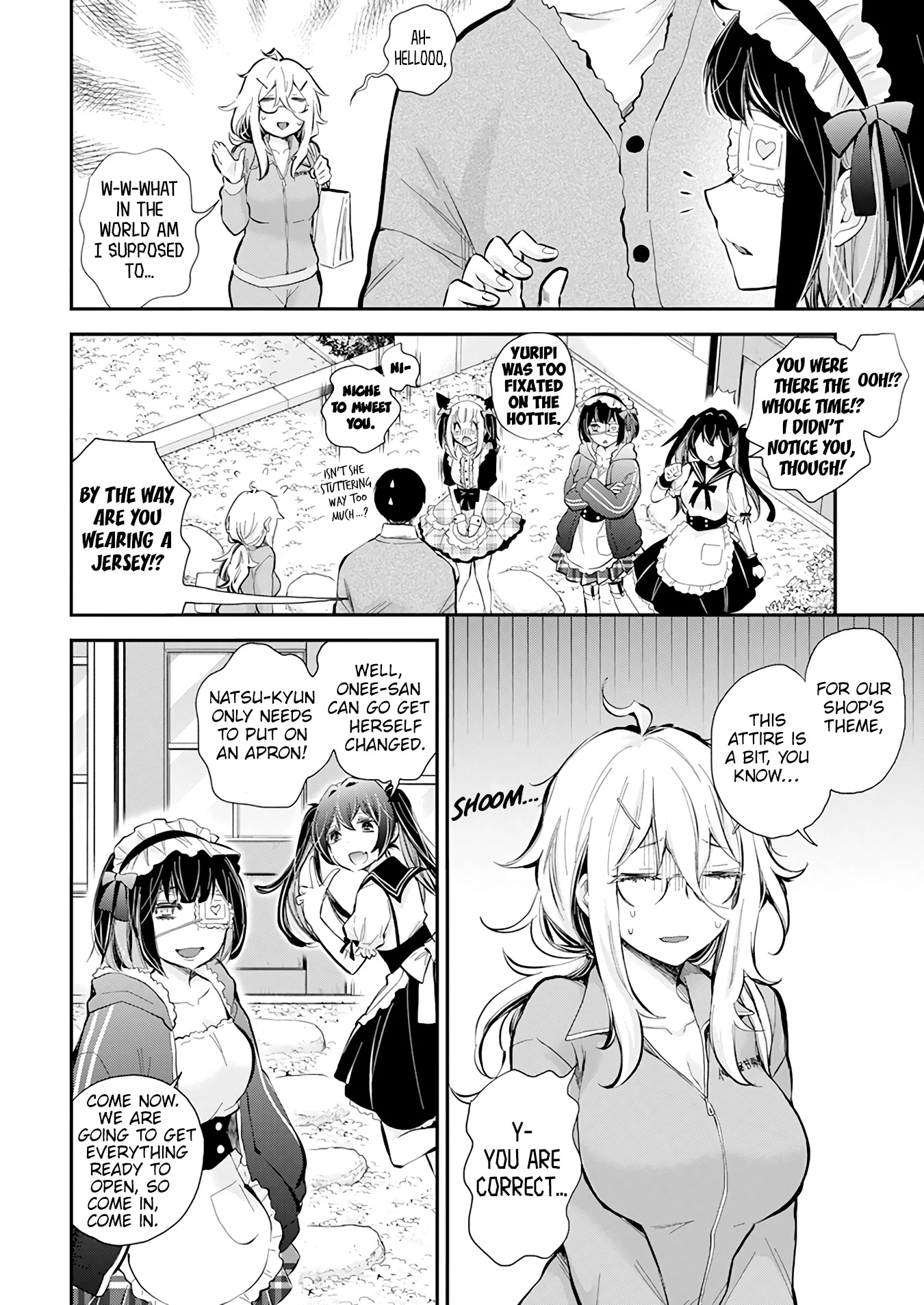 Shingeki no Eroko-san Chapter 41 page 5 - Chapter 41: I’m in a slump because my boyfriend got a harem… I’ll devote myself to the backstage duties