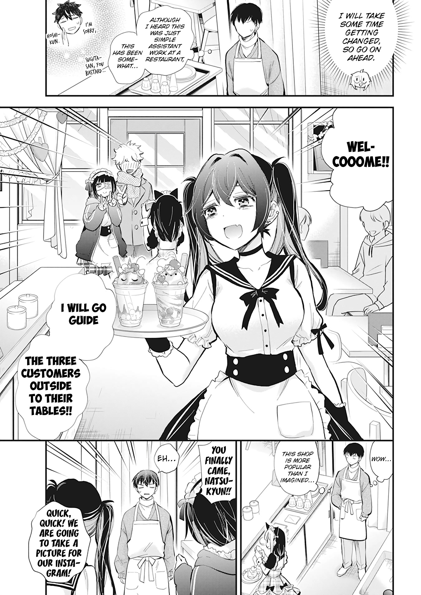 Shingeki no Eroko-san Chapter 41 page 8 - Chapter 41: I’m in a slump because my boyfriend got a harem… I’ll devote myself to the backstage duties