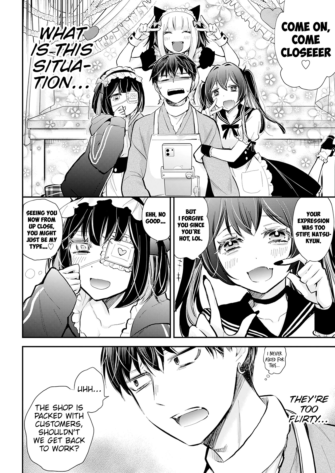 Shingeki no Eroko-san Chapter 41 page 9 - Chapter 41: I’m in a slump because my boyfriend got a harem… I’ll devote myself to the backstage duties