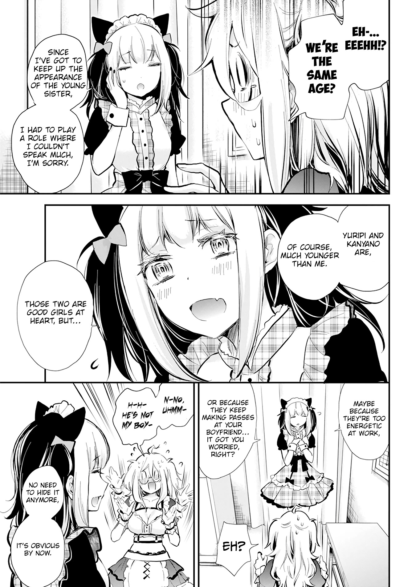 Shingeki no Eroko-san Chapter 42 page 10 - Chapter 42: A Christmas cake at a loss due to everyone being obsessed with her handsome boyfriend