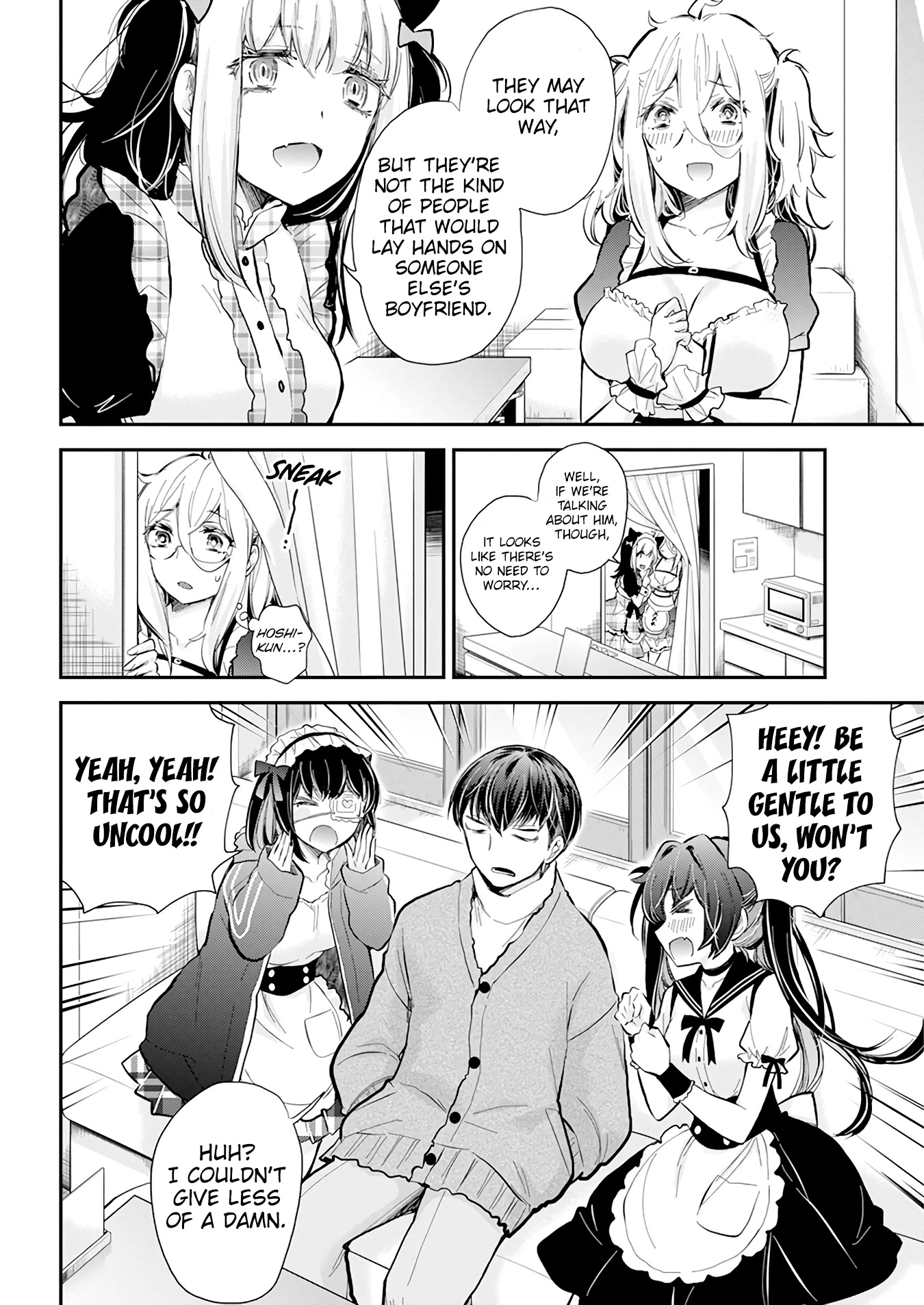 Shingeki no Eroko-san Chapter 42 page 11 - Chapter 42: A Christmas cake at a loss due to everyone being obsessed with her handsome boyfriend