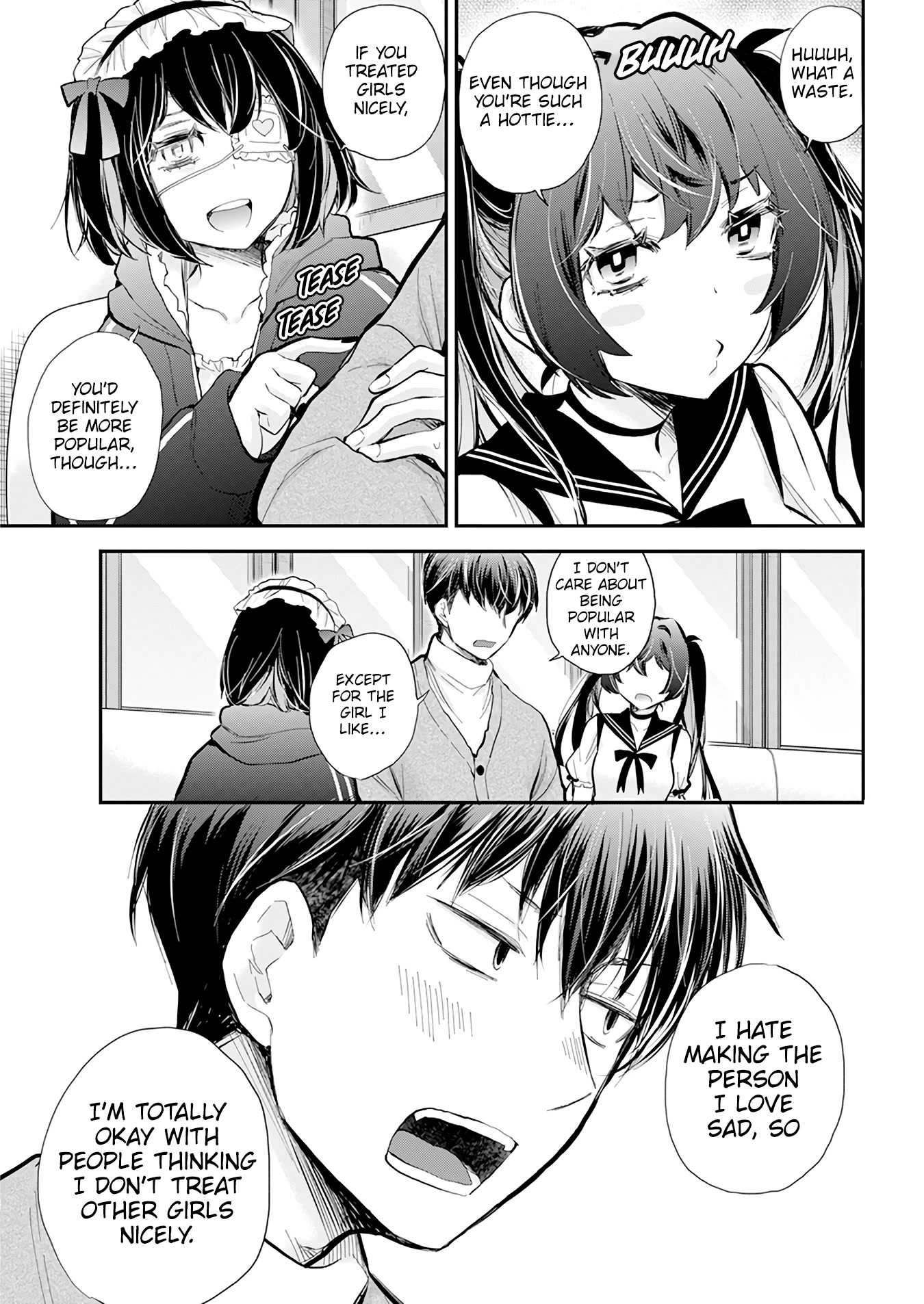 Shingeki no Eroko-san Chapter 42 page 12 - Chapter 42: A Christmas cake at a loss due to everyone being obsessed with her handsome boyfriend