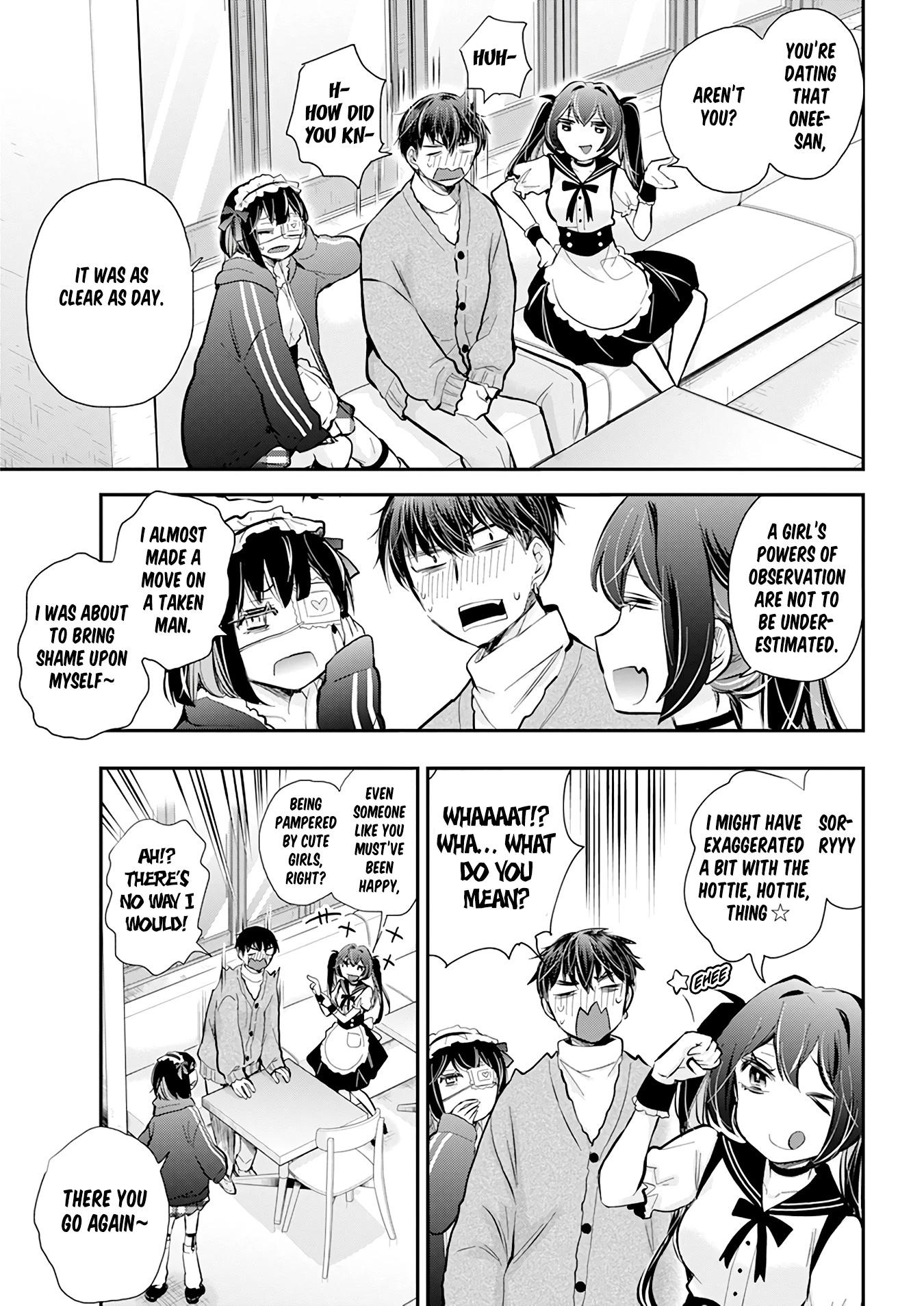 Shingeki no Eroko-san Chapter 42 page 14 - Chapter 42: A Christmas cake at a loss due to everyone being obsessed with her handsome boyfriend