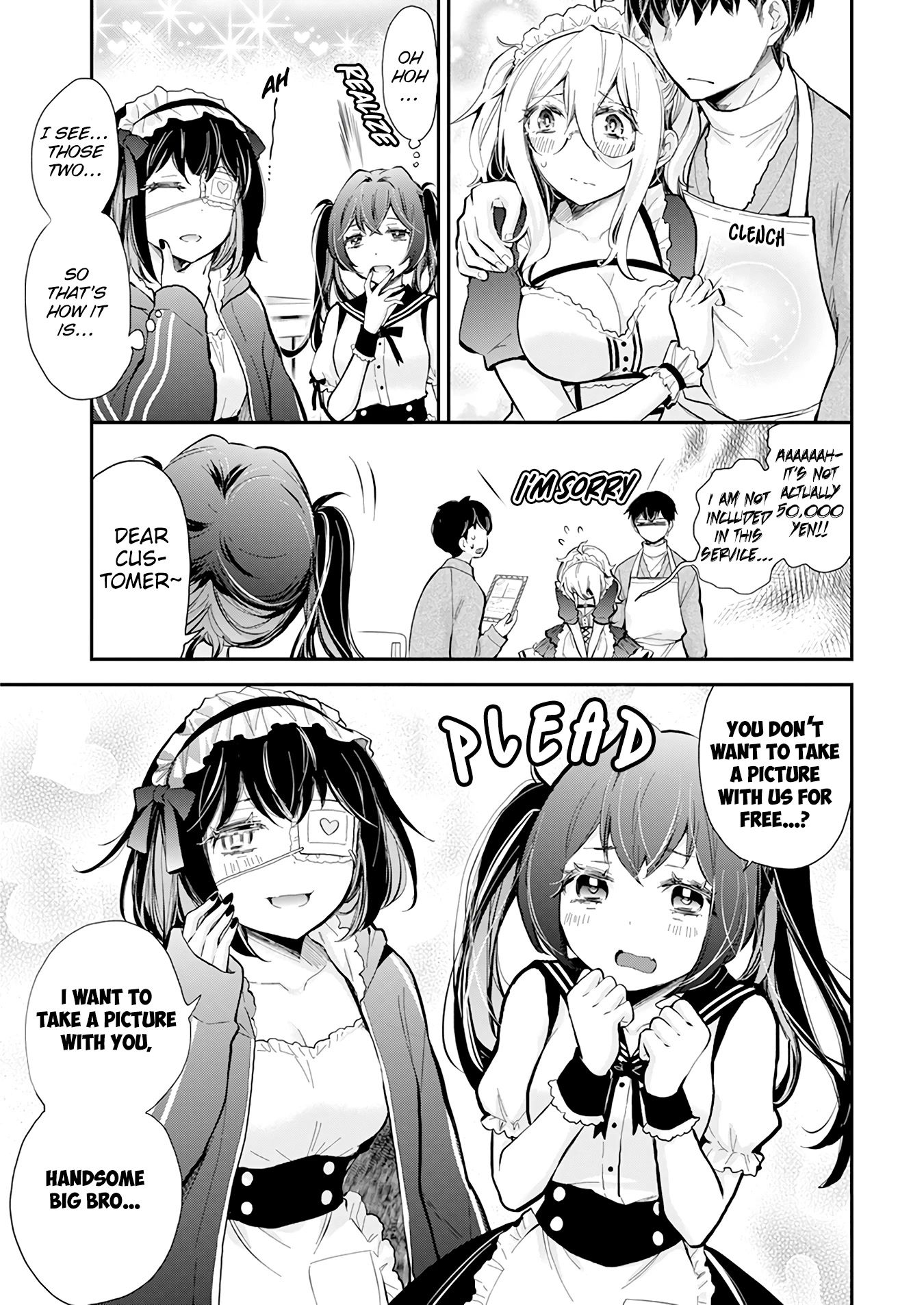 Shingeki no Eroko-san Chapter 42 page 4 - Chapter 42: A Christmas cake at a loss due to everyone being obsessed with her handsome boyfriend