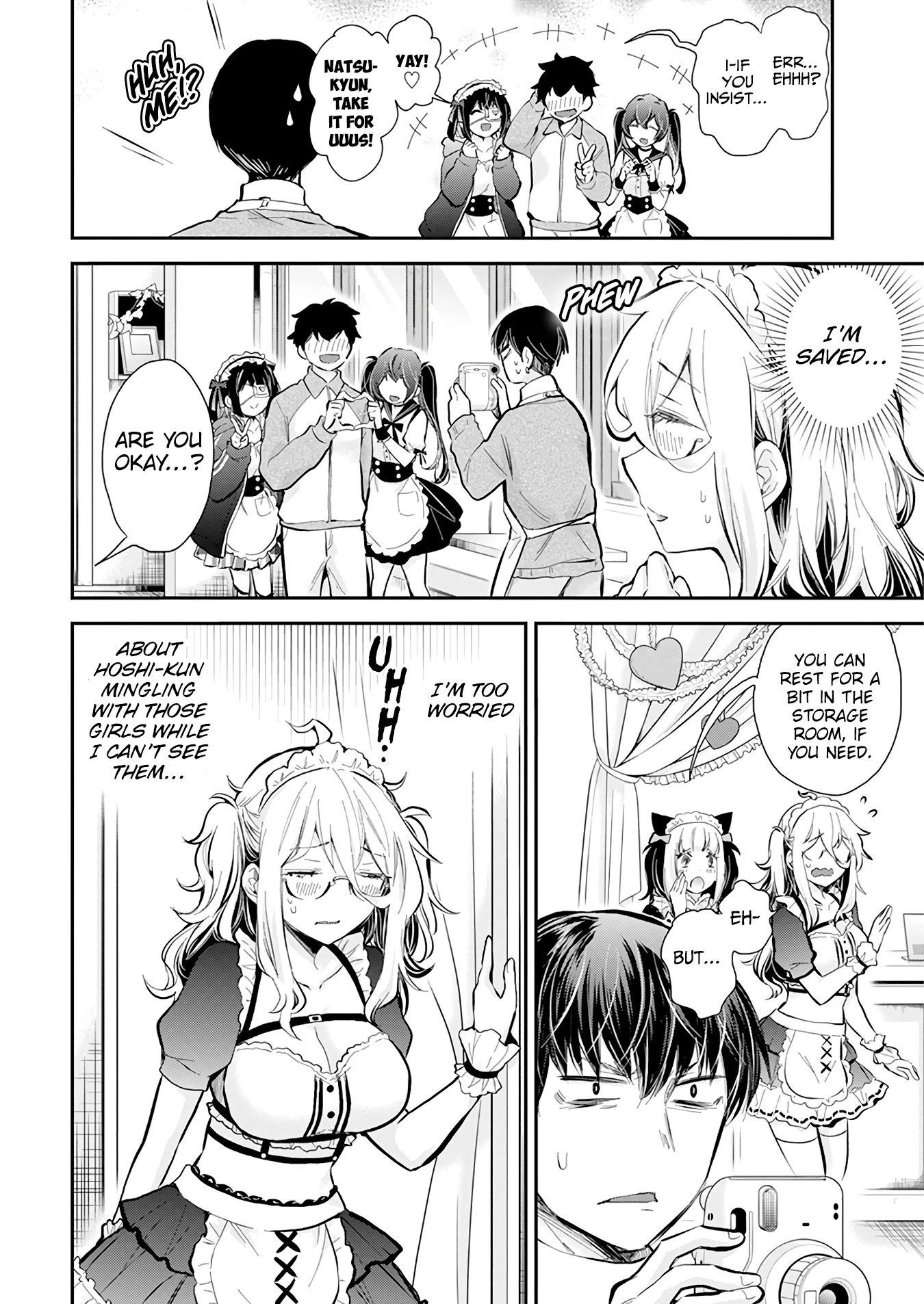 Shingeki no Eroko-san Chapter 42 page 5 - Chapter 42: A Christmas cake at a loss due to everyone being obsessed with her handsome boyfriend